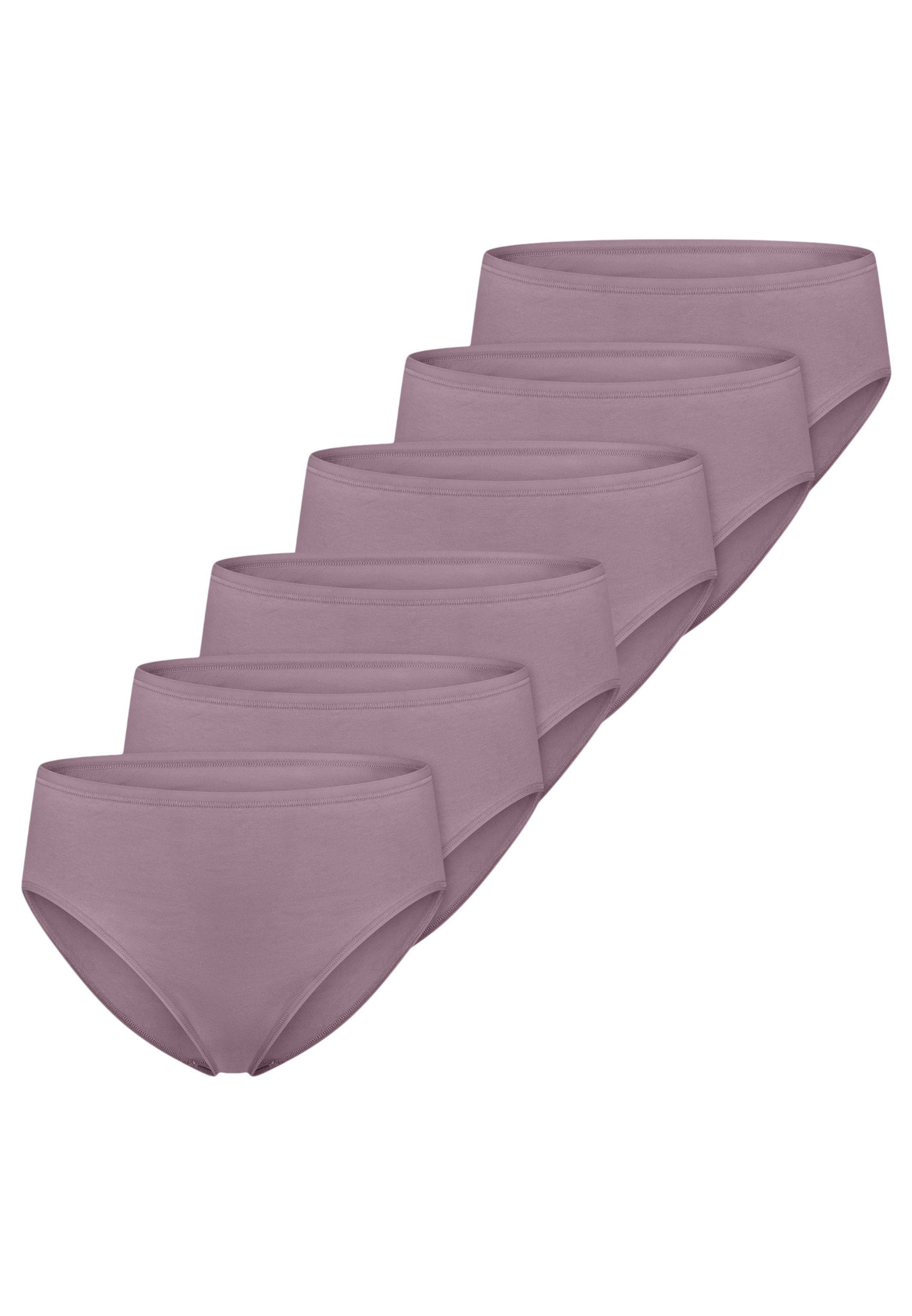 Schiesser Hüftslip 6er Pack Essentials Cotton (Spar-Set, 6-St) Slip - Baumwolle - Atmungsaktiv - Optimale Passform