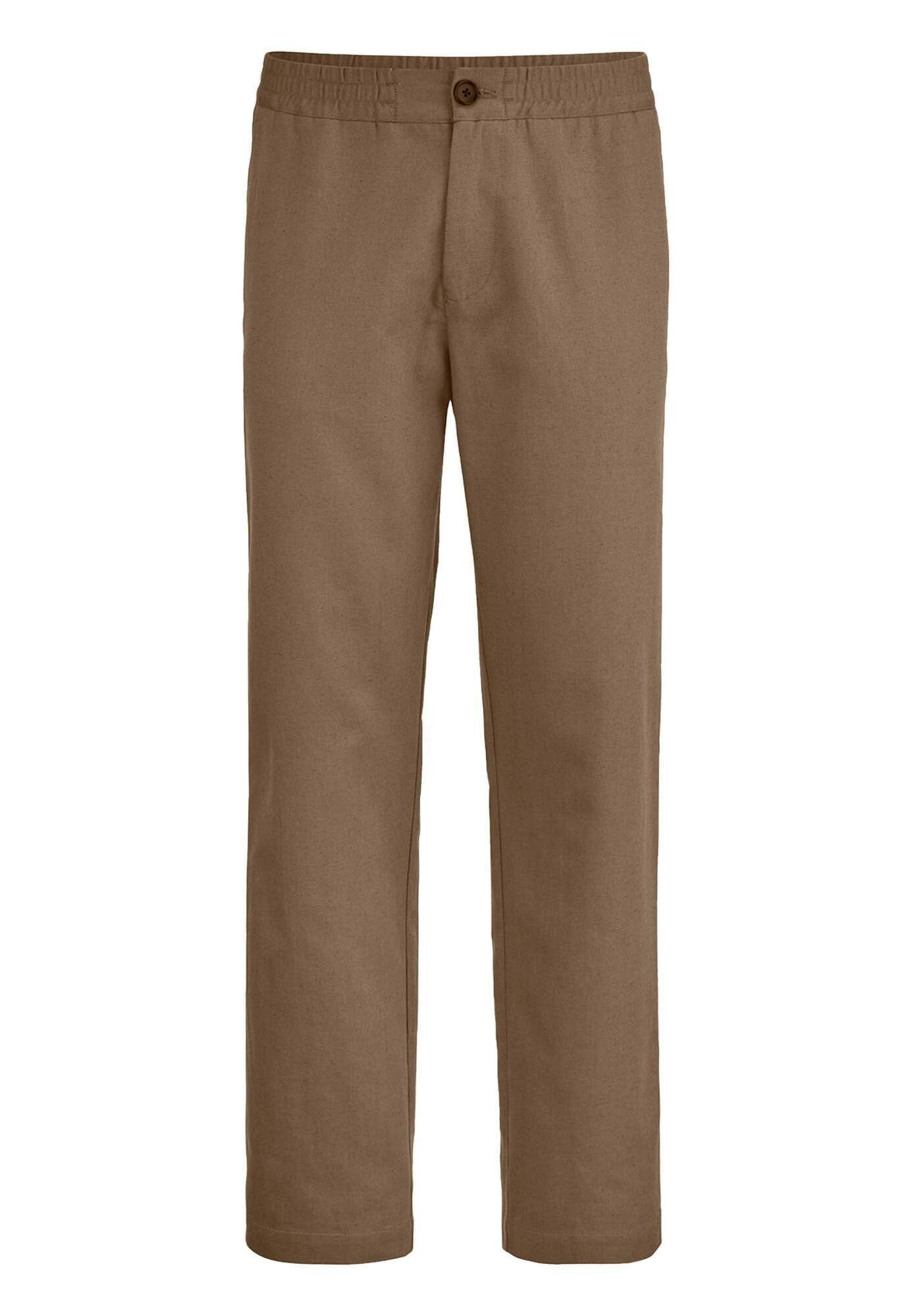 Stoffhose aus Bio-Baumwolle mit Leinen