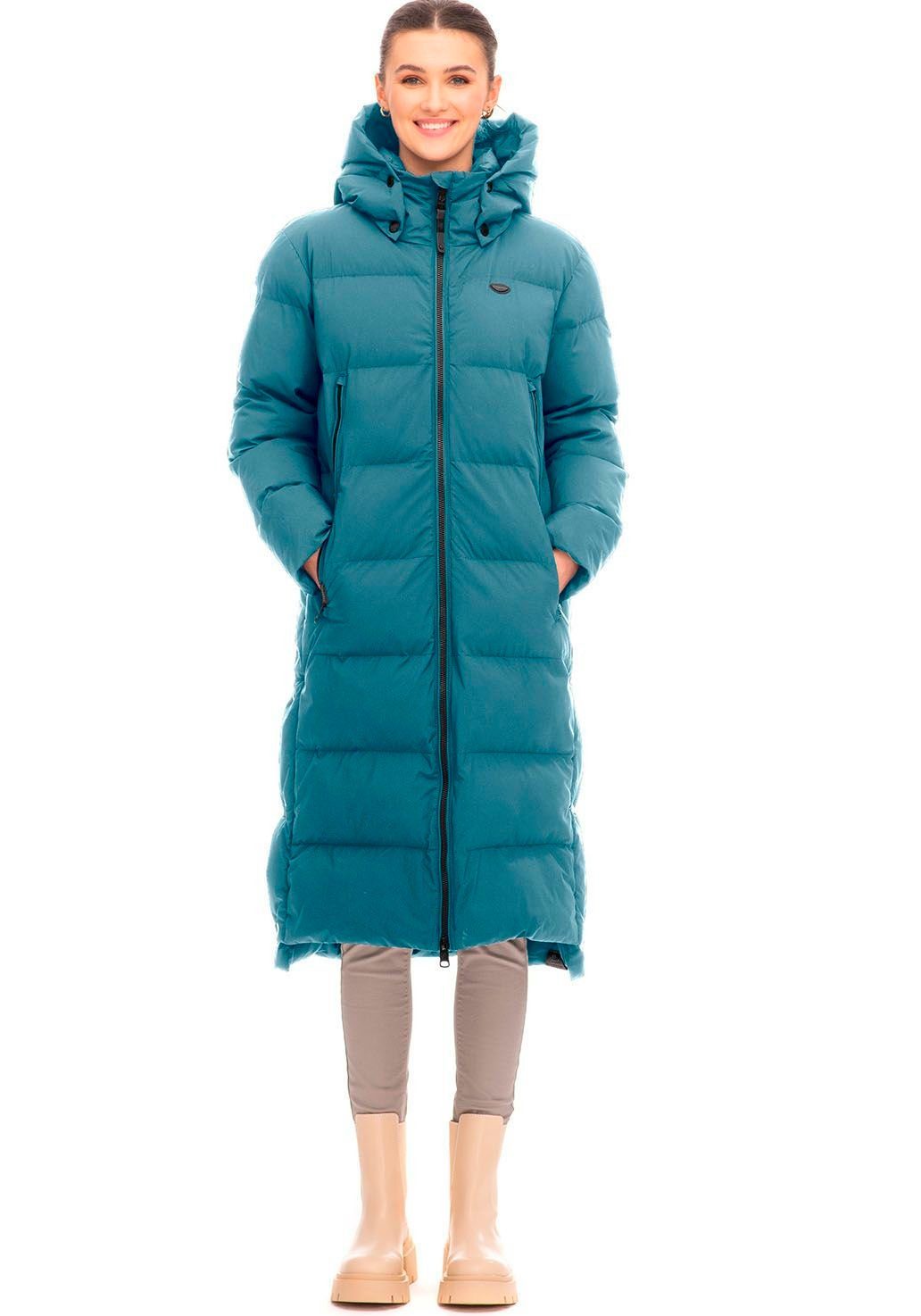 Ragwear Steppmantel PATRISE LONG BLUE COAT STONE