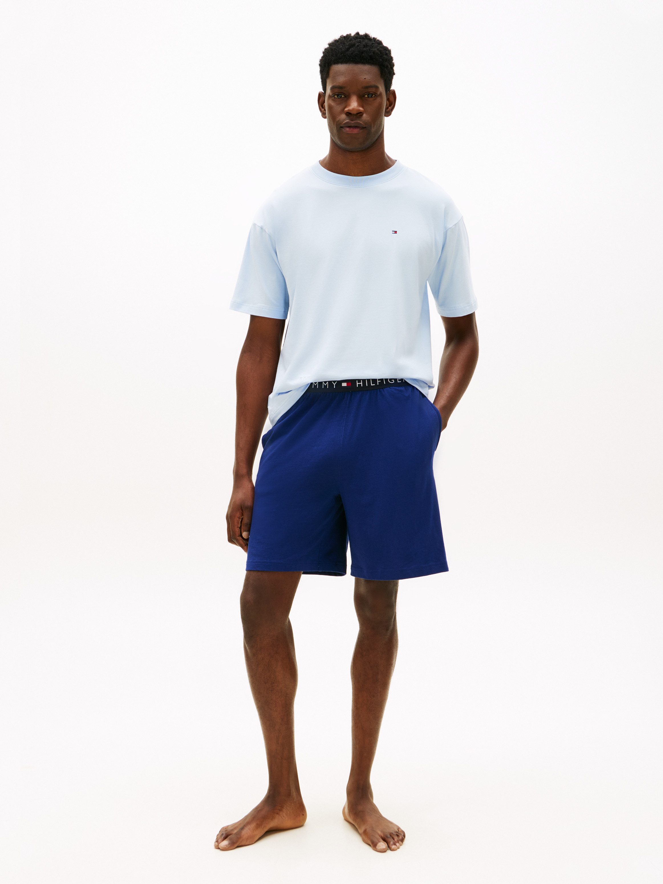 Tommy Hilfiger Underwear Schlafanzug Regular fit mit elastischem Bund günstig online kaufen