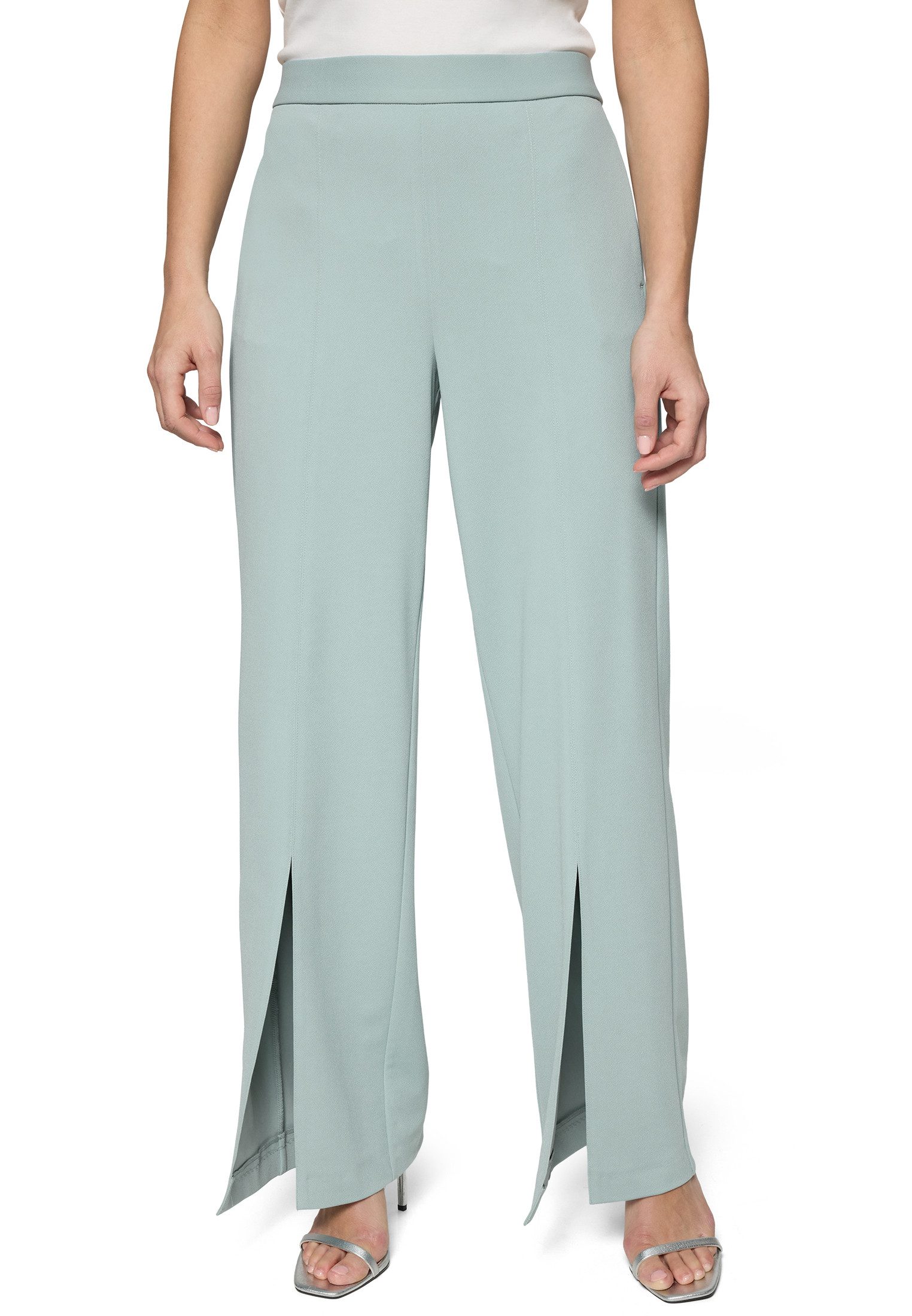 Zero Stoffhose Damen mit Schlitz vorn Schlitze