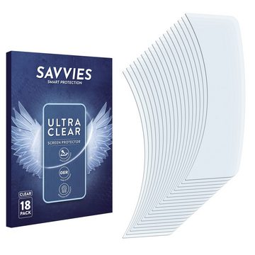Savvies Schutzfolie für Bosch MUM Serie 8 OptiMUM MUM9AX5S00, Displayschutzfolie, 18 Stück, Folie klar