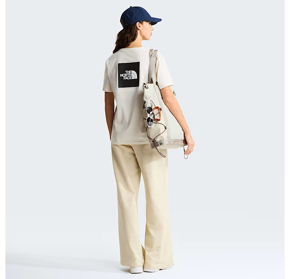 The North Face Kurzarmshirt W EVO BOX NSE RLX SS - Basci Shirt - Backprint - Damen - weiß