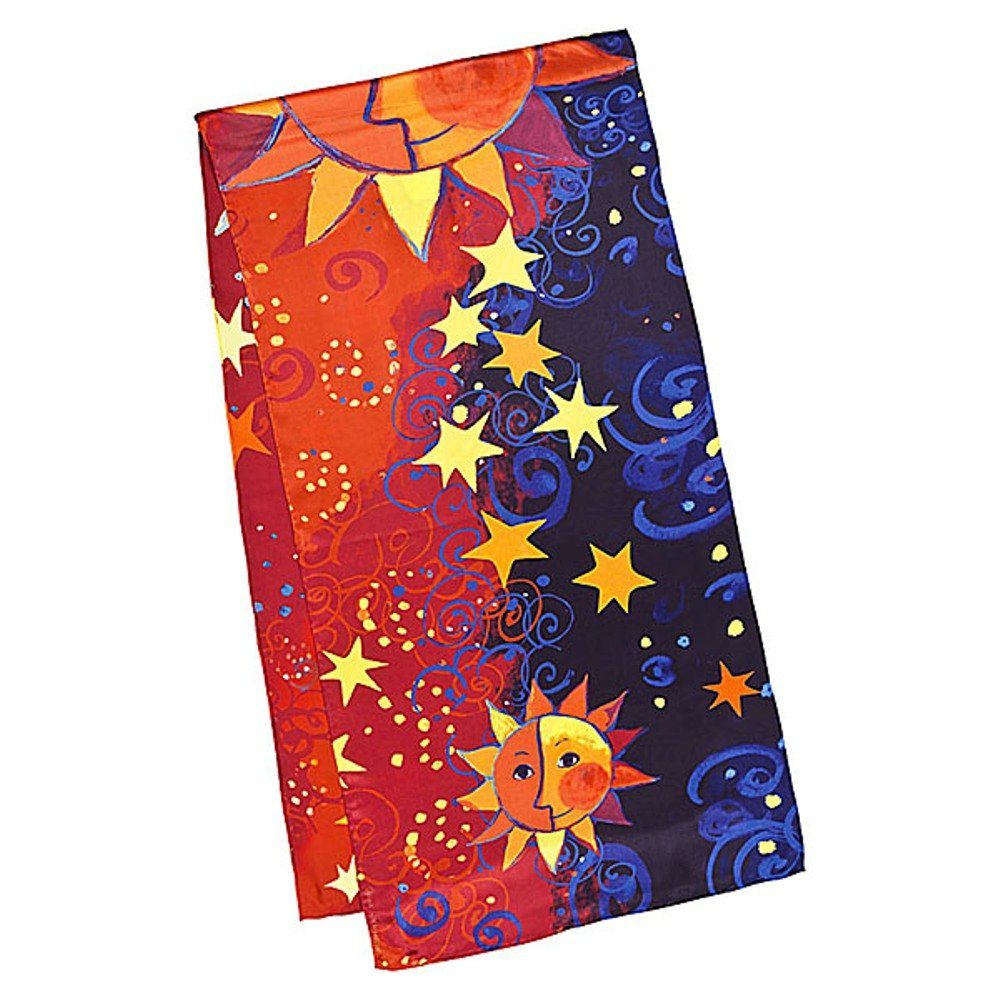 von Lilienfeld Seidenschal Schal 100% Seide Rosina Wachtmeister: Sole Kunst günstig online kaufen