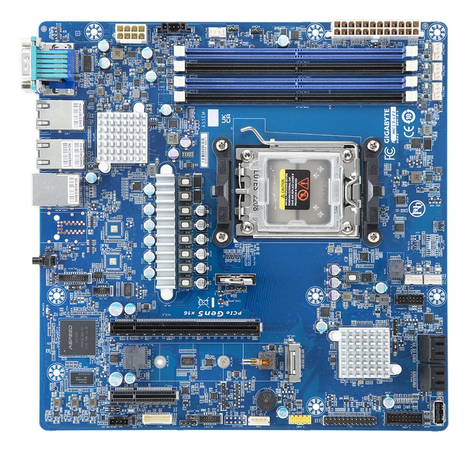 Gigabyte MC13-LE1 - 1.X - Motherboard - micro ATX - Socket AM5 - AMD B650E C... Mainboard