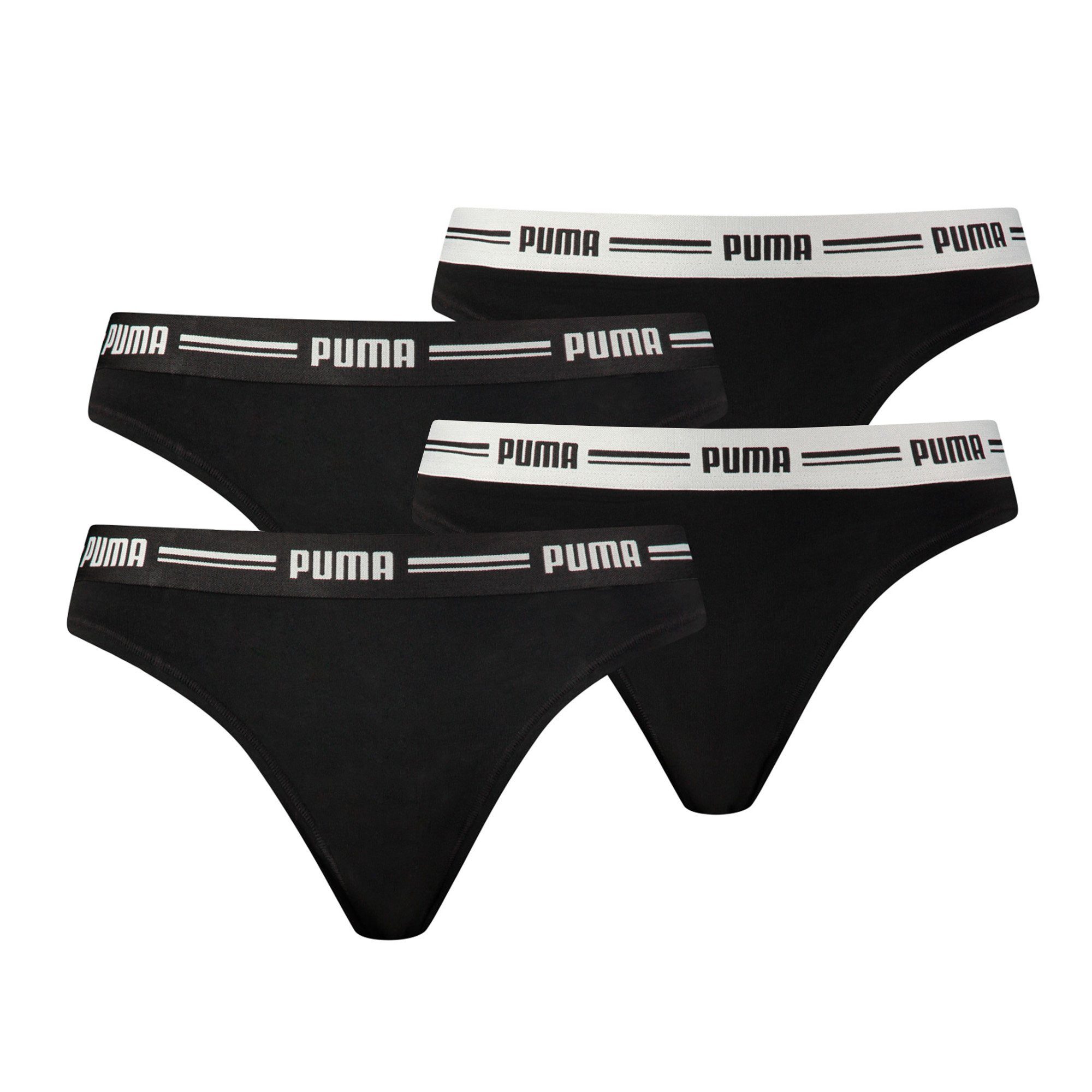 String Damen String 4er Pack Baumwolle