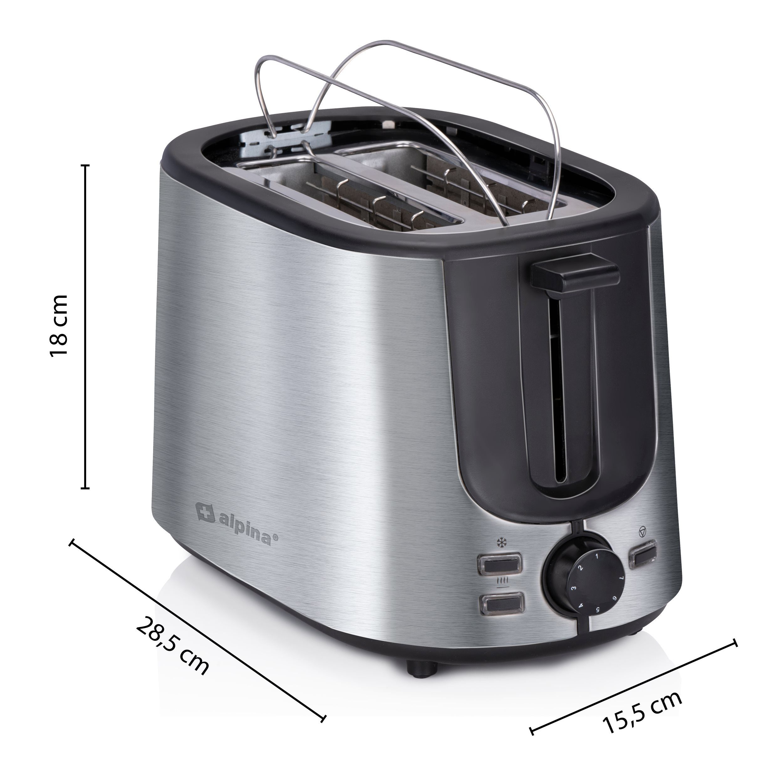 Alpina Brötchenröster alpina Toaster - 7 Stufen