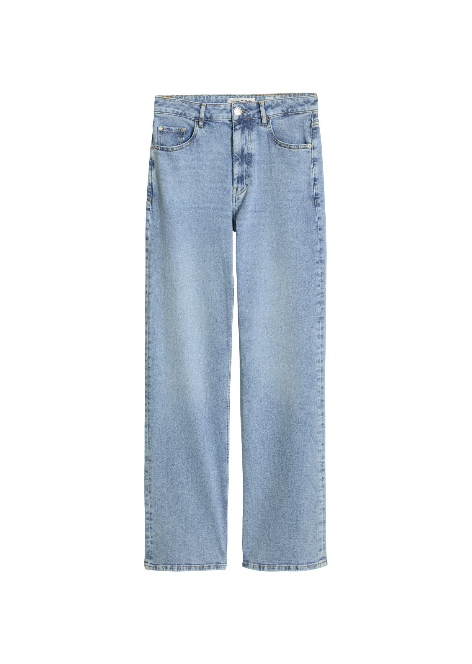 Marc O'Polo Weite Jeans aus Cashmere Touch Denim