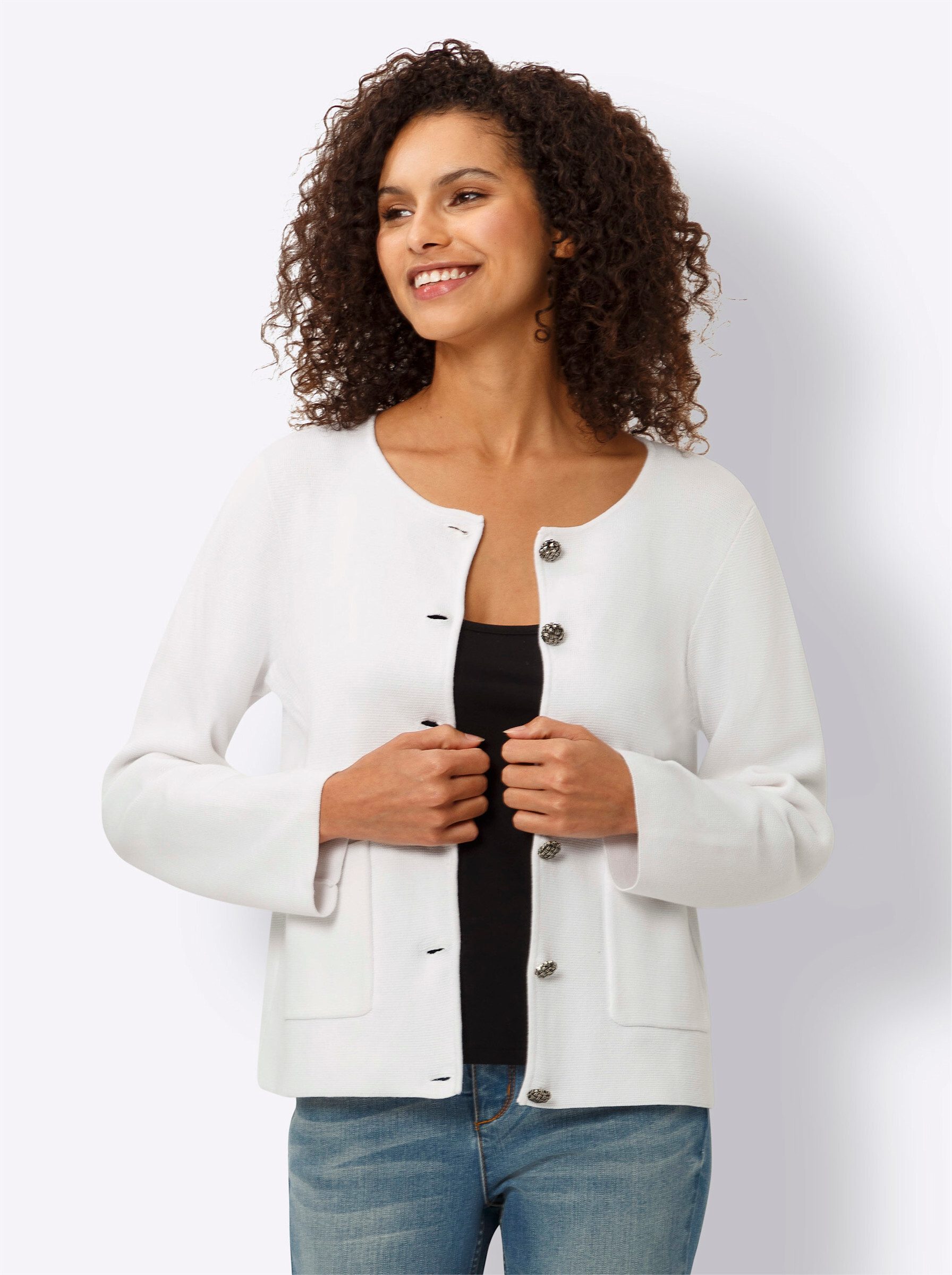 heine Strickjacke Feinstrickjacke günstig online kaufen