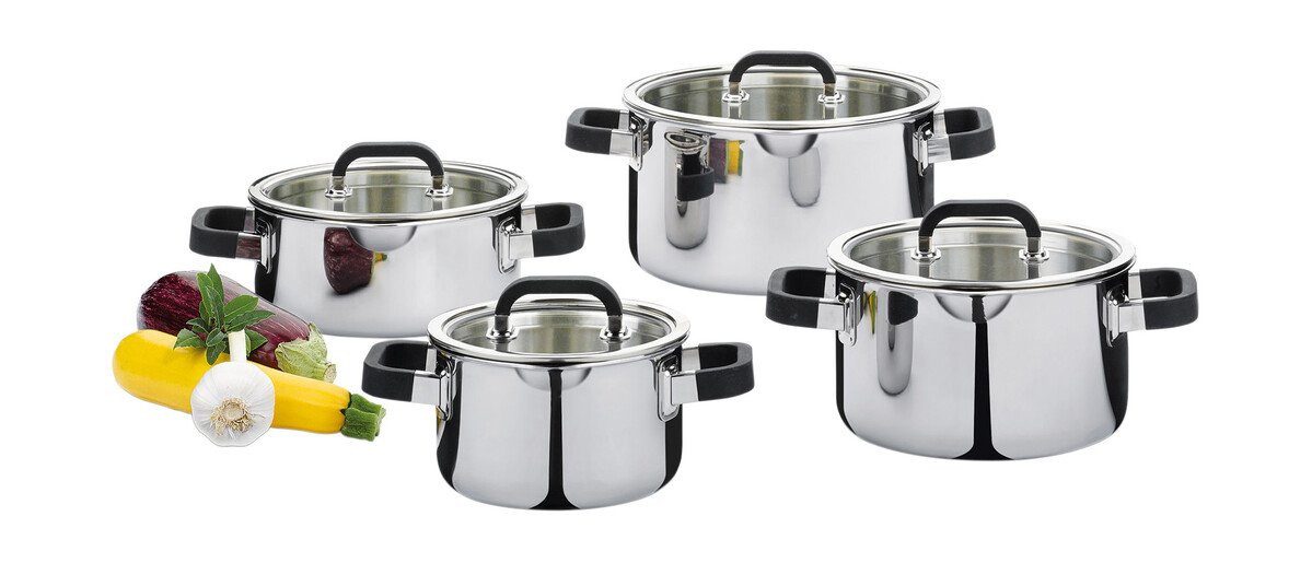 Spring Geschirr-Set Starter-Set 4-tlg. Fusion2+, Aluminium, Edelstahl