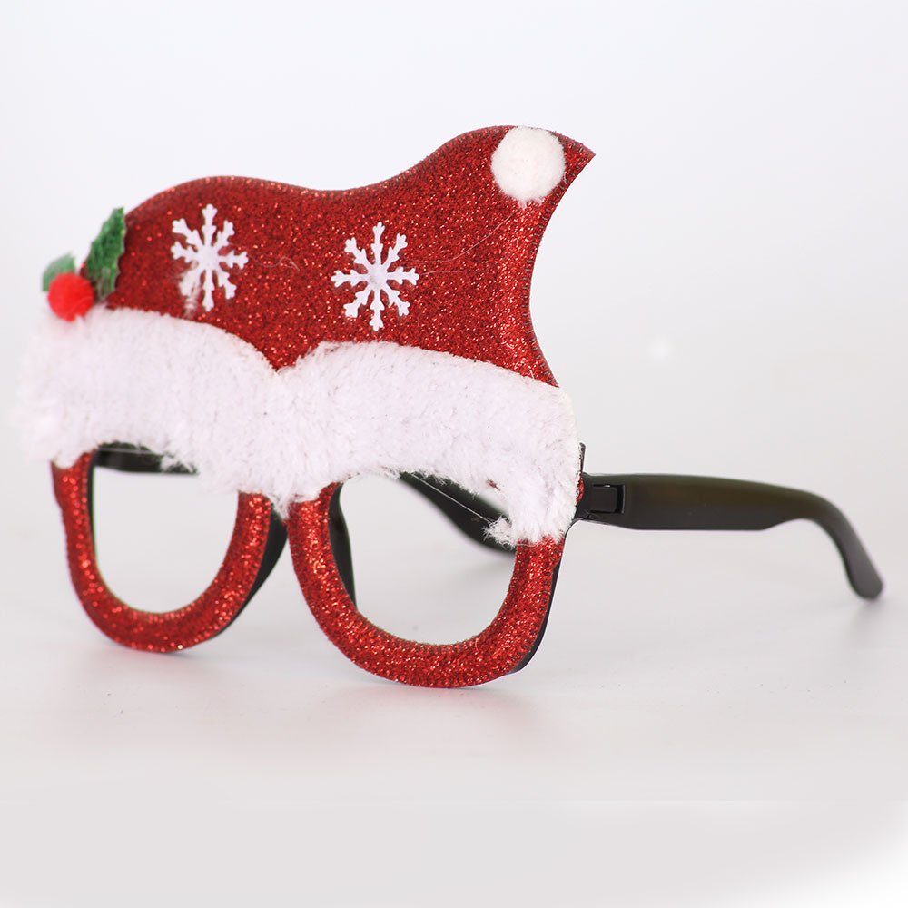 Neuartiger Weihnachts-Brillenrahmen, Weihnachtsmann-Brille 16 Glänzende Fahrradbrille Blusmart