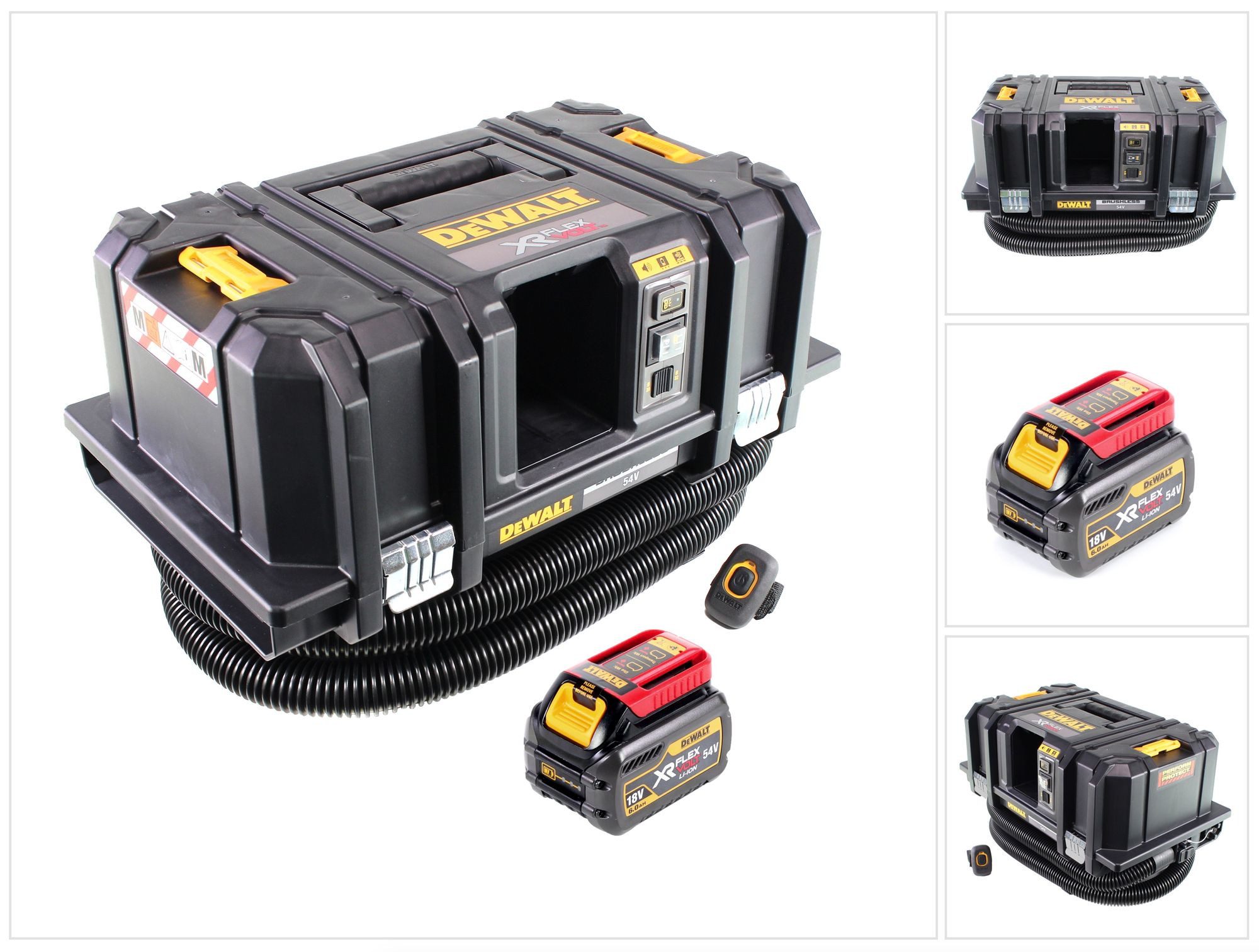 DeWalt Пылесборник DCV 586 Akku Nass- und Trockensauger 54 V 11 L Brushless + 1x Akku 6