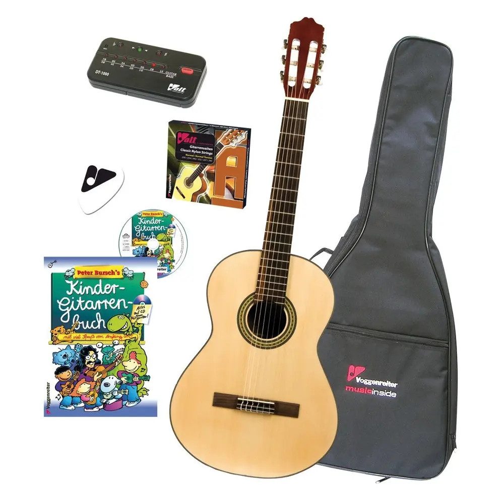 Voggenreiter Spiel-Gitarre Kindergitarren-Set (3/4)