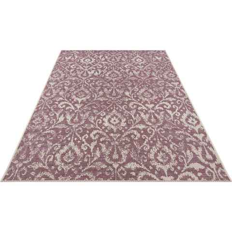 Teppich Hatta, NORTHRUGS, rechteckig, Höhe: 4 mm, In-und Outdoor geeignet, Strapazierfähig und pflegeleicht, Flachgewebe