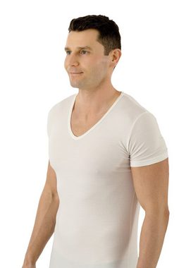 Albert Kreuz Unterhemd Funktion Wollshirt Tencel V-Neck (kein Set, kein Set)