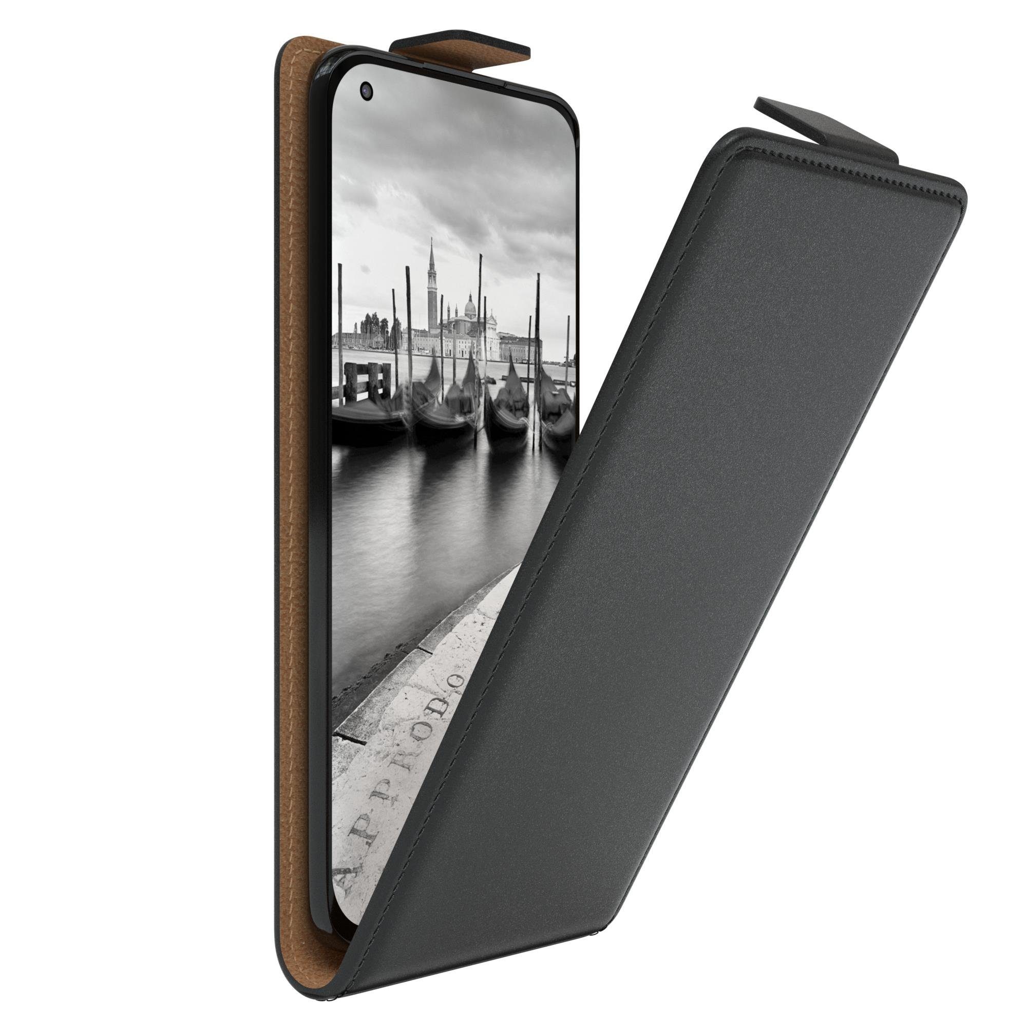 EAZY CASE Handyhülle Flipcase für Xiaomi Mi 11 5G 6,81 Zoll, Tasche  Klapphülle Handytasche zum Aufklappen Etui Kunstleder Schwarz