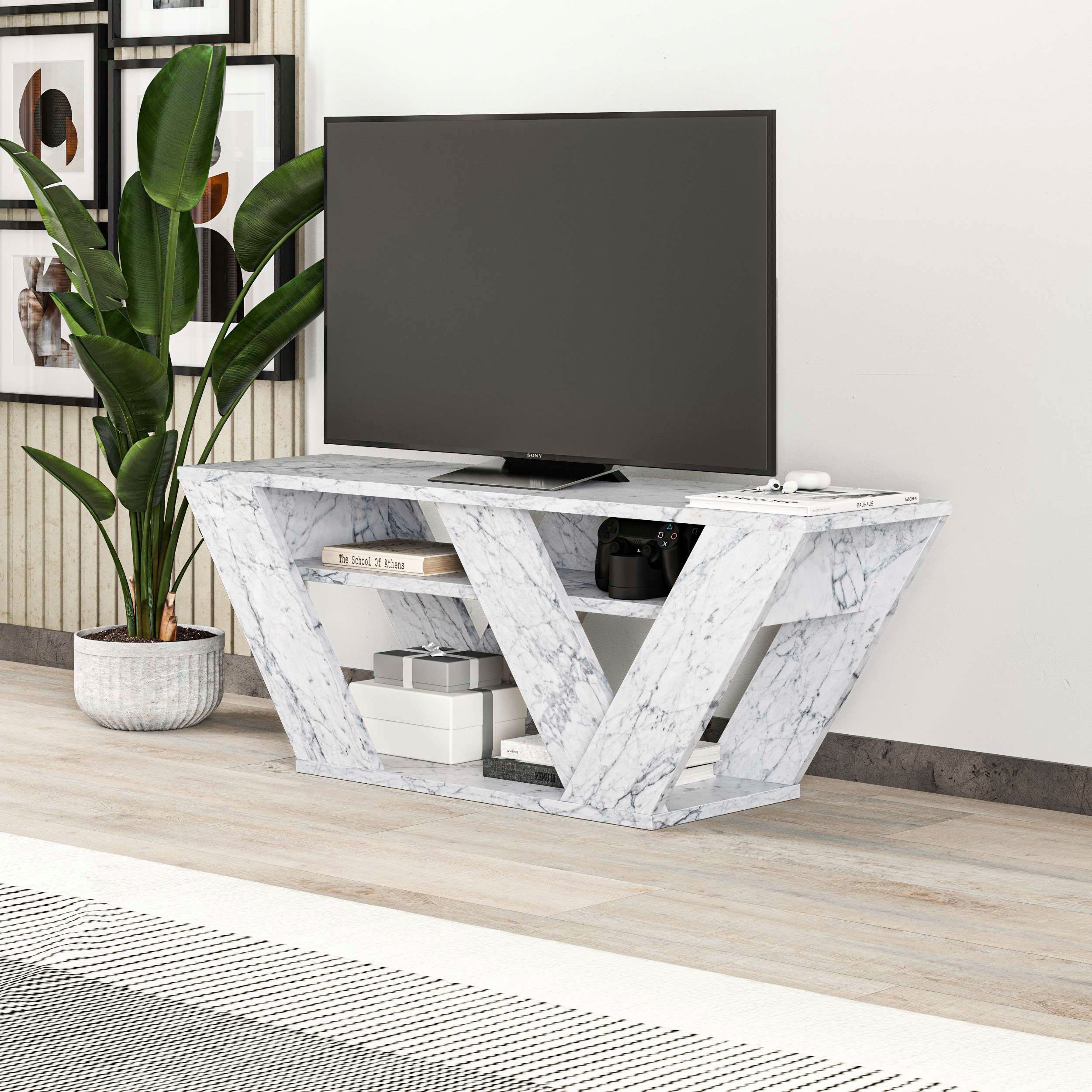 DECORTIE TV-Schrank THALES TV Schrank - Einrichtungsbeispiel
