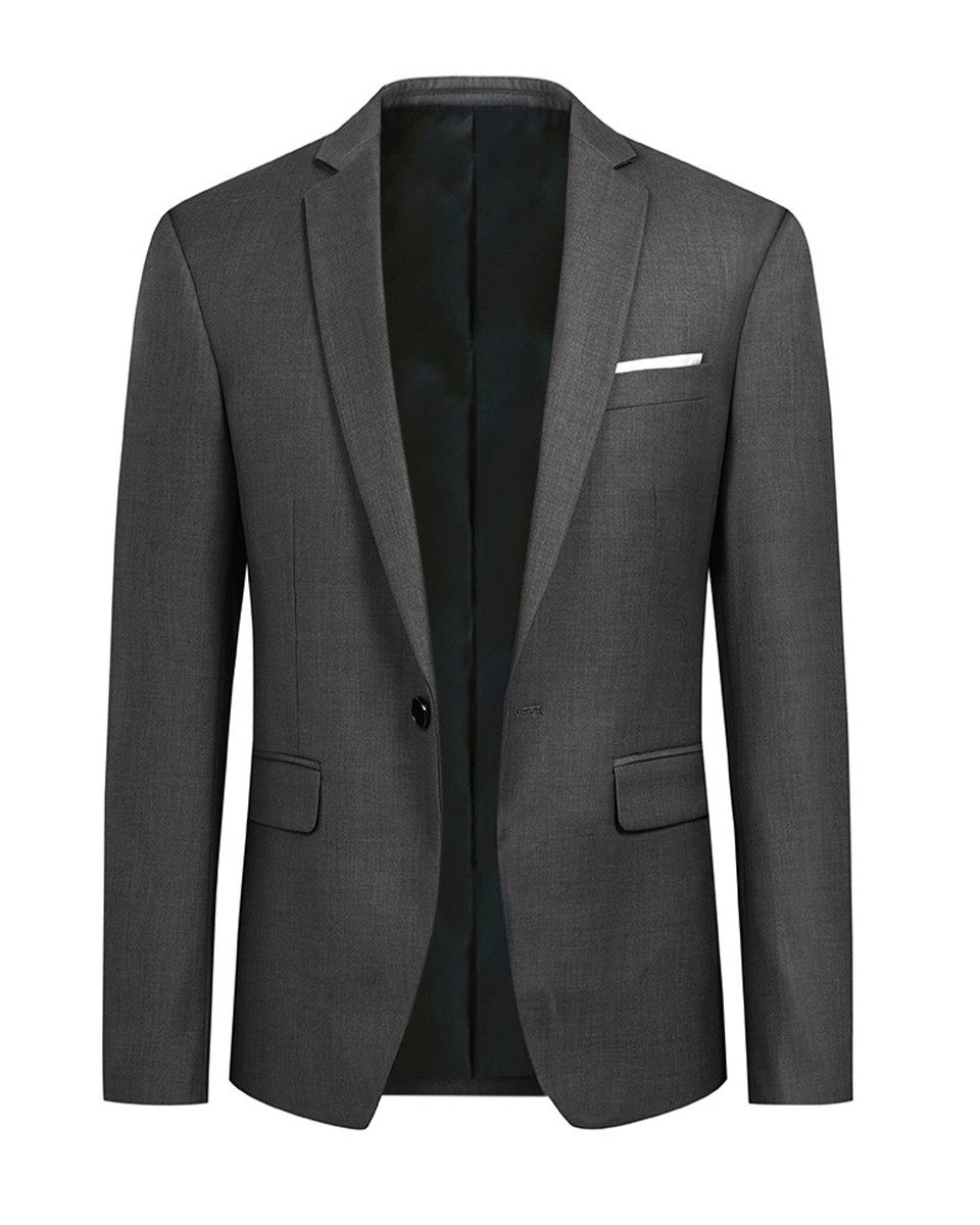 Allthemen Anzugsakko in klassischem Design Sakko mit einem Knopf günstig online kaufen