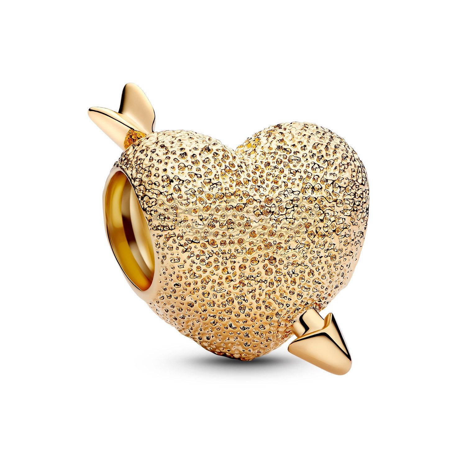 Pandora Bead 763666C00, Amor Herz Goldfarben