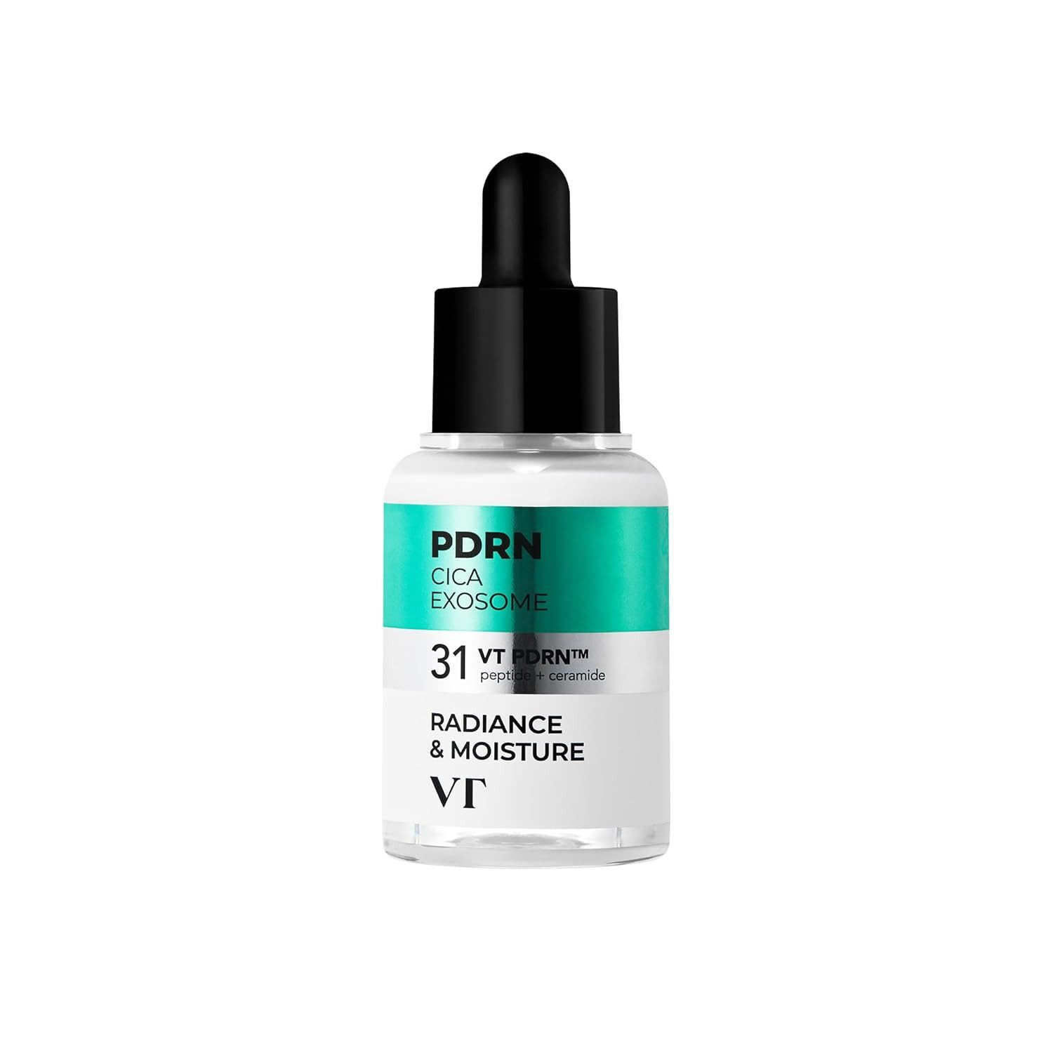 VT Cosmetics Gesichtsserum PDRN Cica Exosome Firming Ampoule R5 30 ml – straffende Gesichtspflege mit Peptiden & Ceramiden für hydratisierte, gepflegte Haut –, leichte Ampoule für Tag & Nacht – K-Beauty Serum für alle Hauttypen