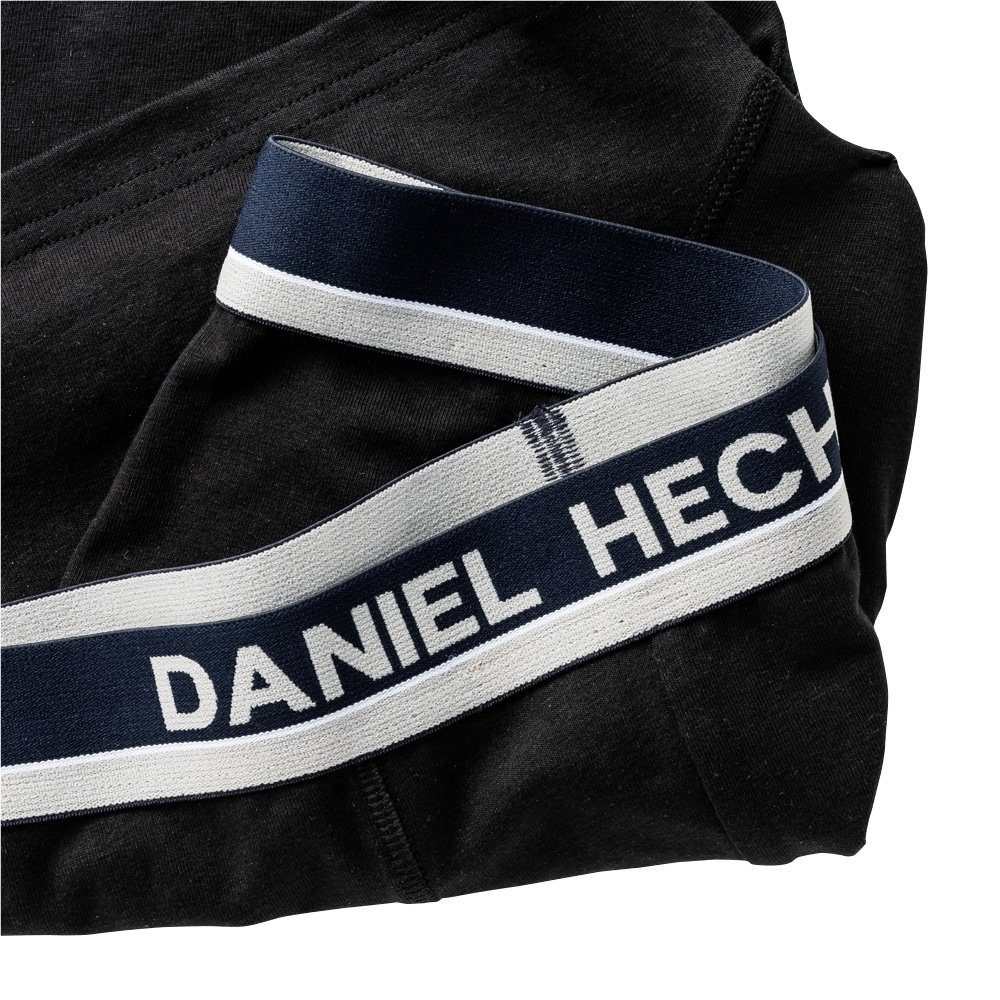 Daniel schwarz 5er-Pack) optimale Komfortbund Passform 5-St., Hechter hautfreundlich atmungsaktiv, Boxershorts (Vorteilspack, elastischen durch und