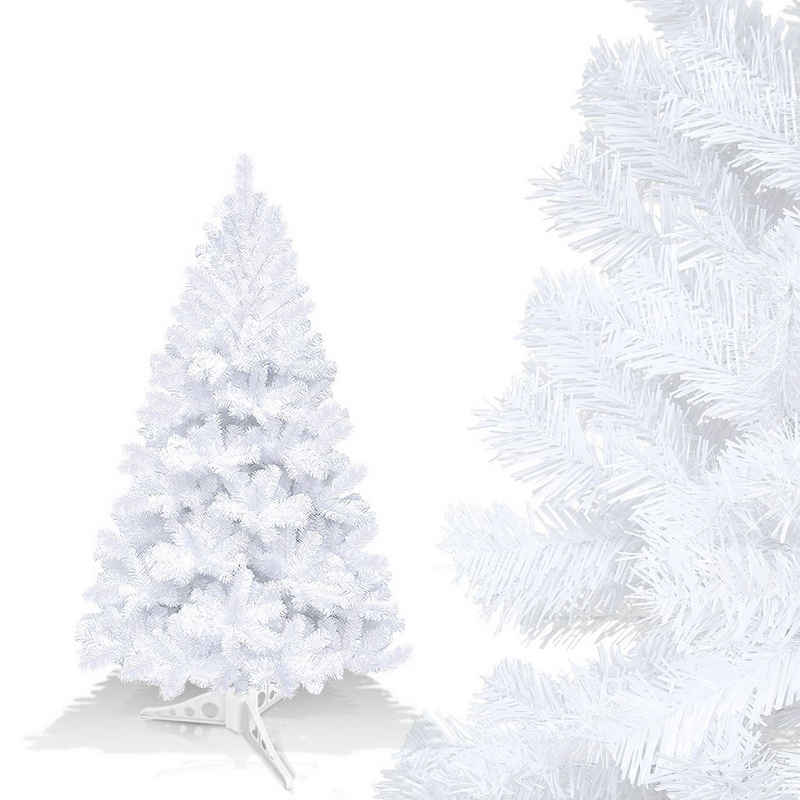 Gimisgu Künstlicher Weihnachtsbaum Künstlicher Weihnachtsbaum,Fichte,120cm mit 200 Spitzen PVC Nadeln, Tannenbaum, Gute Kompression, nicht leicht verformt