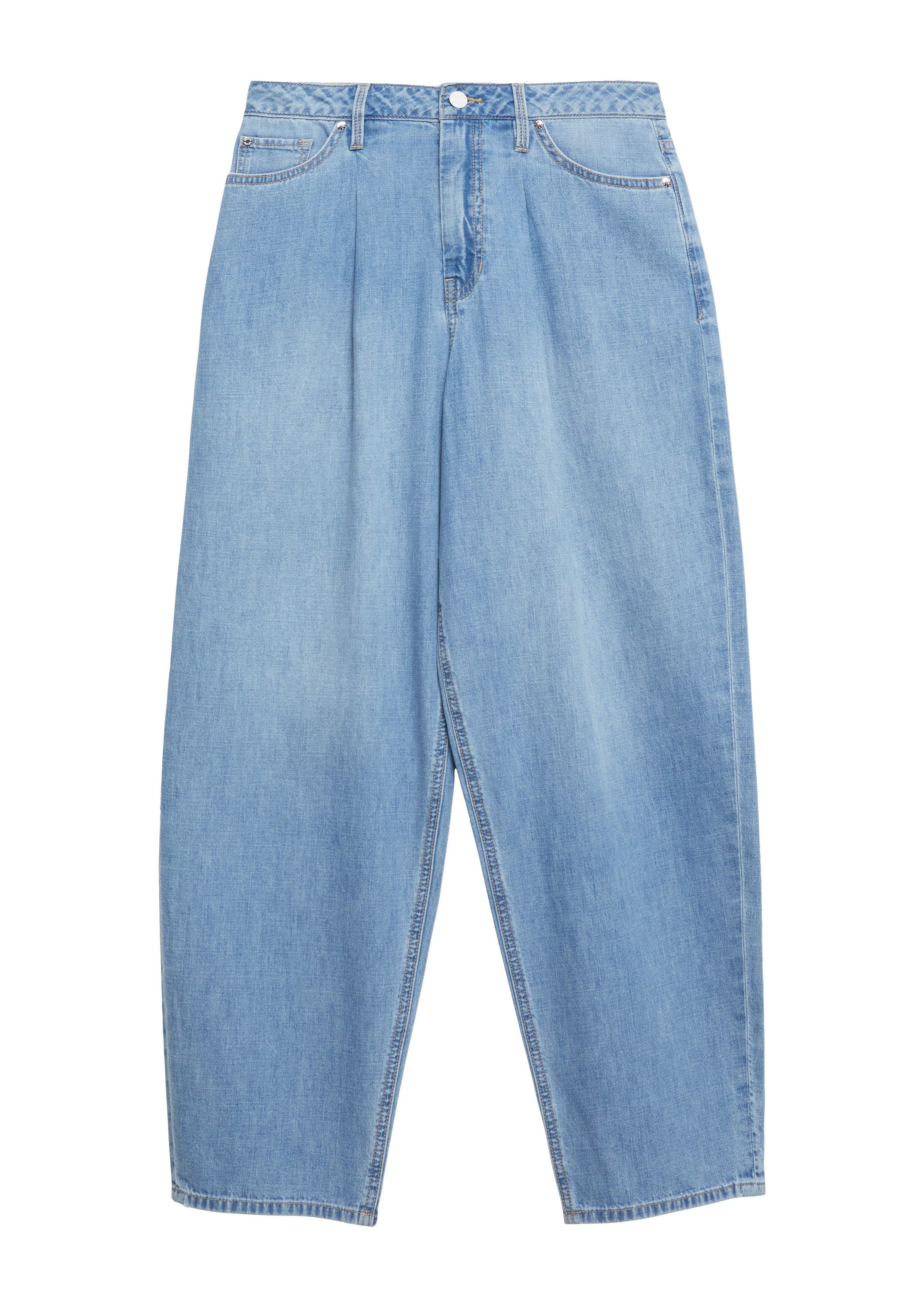 s.Oliver Weite Jeans Jeans-Hose Ankle-Jeans / Regular Fit / High Rise / Barrel Leg