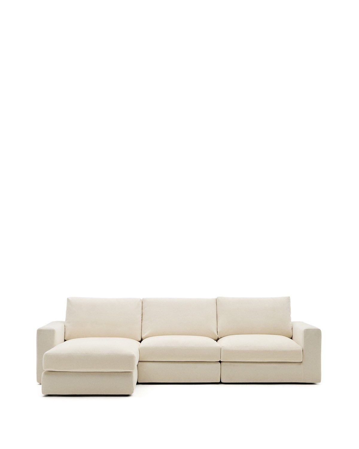Natur24 Sofa Alea Modulares 4-Sitzer-Sofa 220 x 94 x 106 cm mit Chaiselongue links