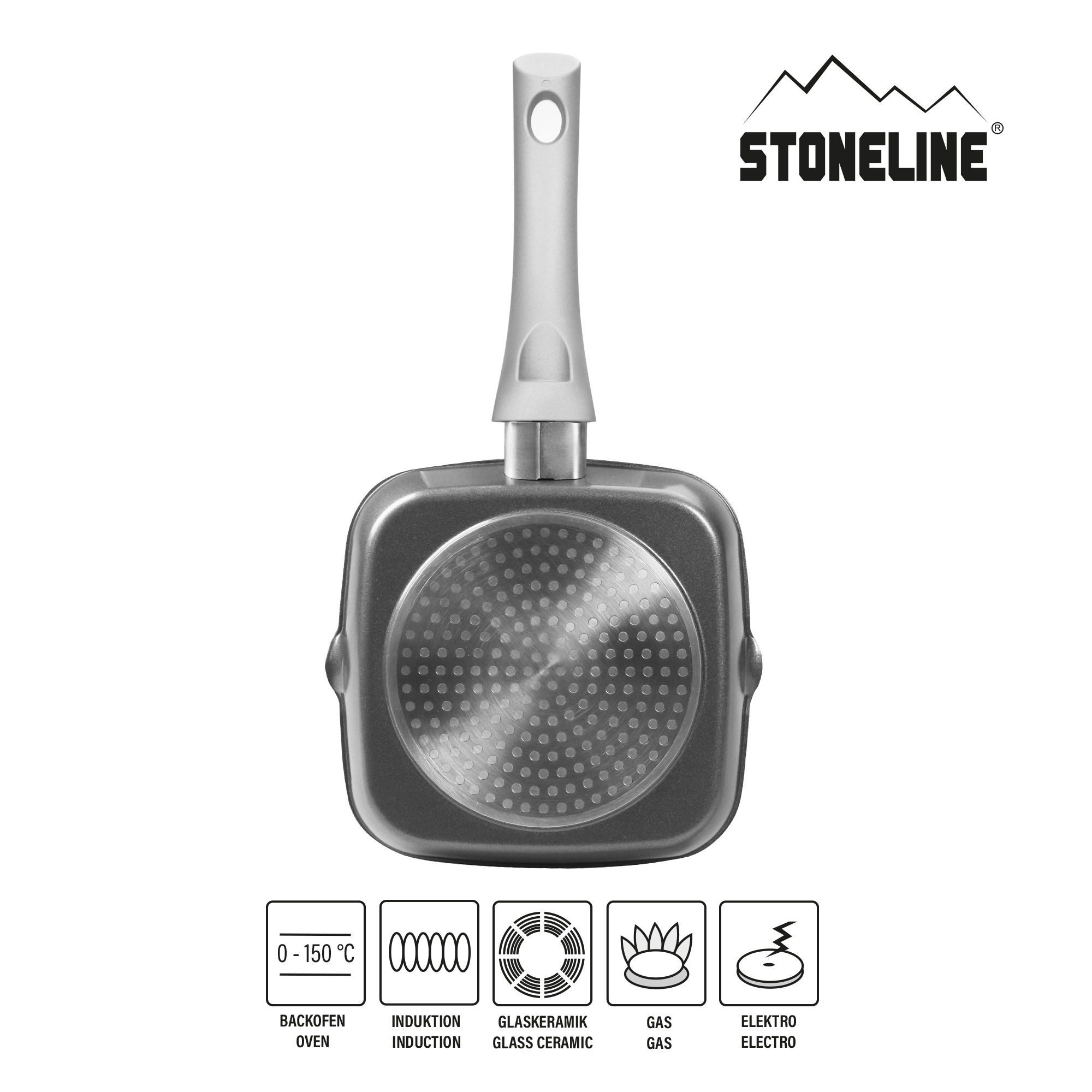STONELINE Grillpfanne, Aluminiumguss