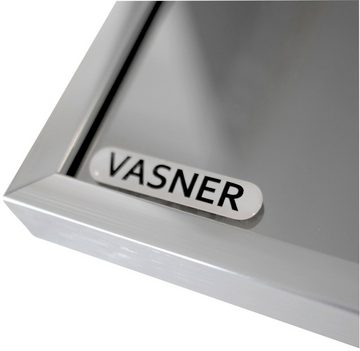 Vasner Infrarotheizung Zipris S, Glas/Chrom, 500 W, 90x60 cm