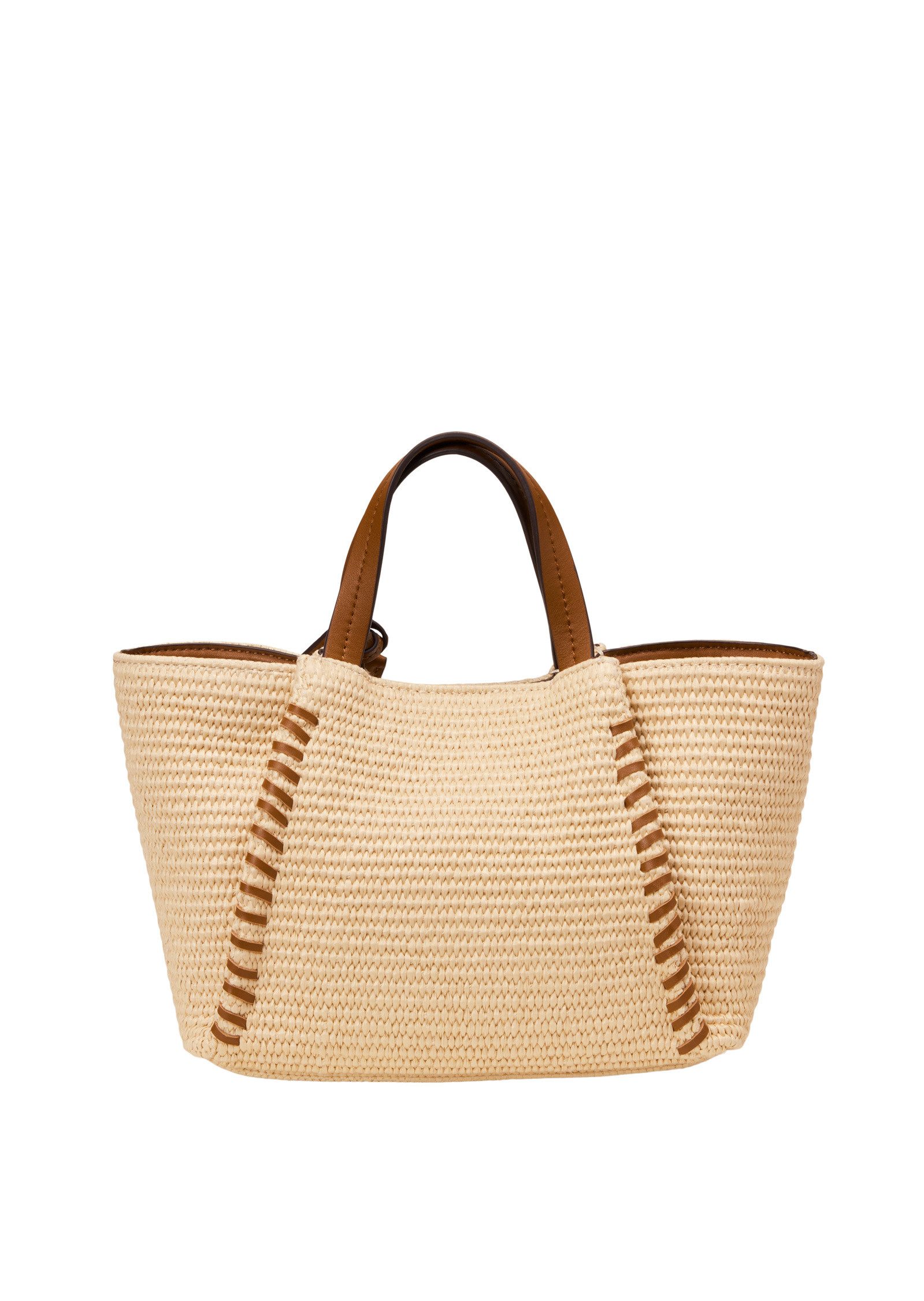 Marc O'Polo Umhängetasche mit edlen Echtleder-Details