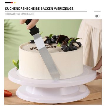 MAGICSHE Tortenplatte Drehteller Torte für Kuchen drehbar 360° aus Plastik