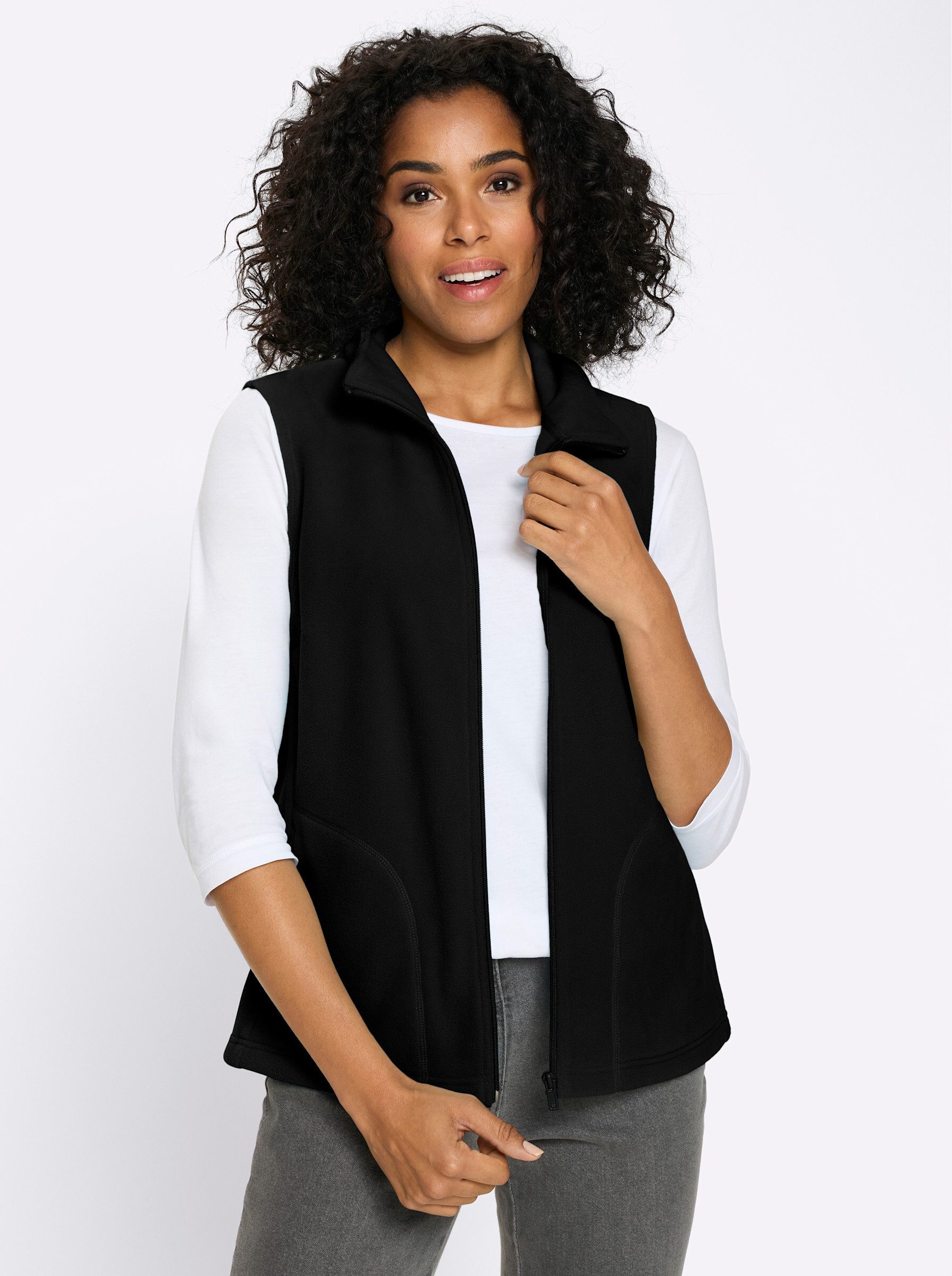 Sieh an! Jerseyweste Fleece-Weste