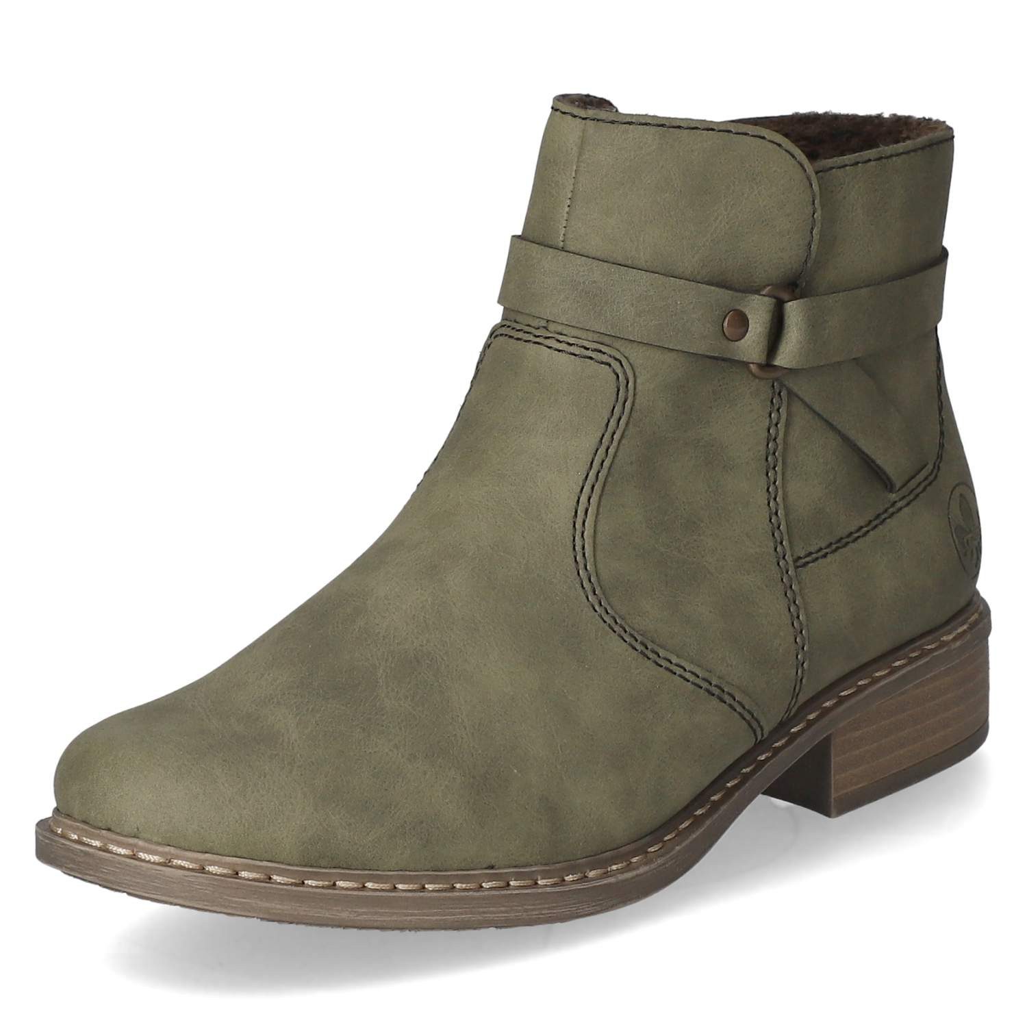 Rieker Stiefeletten Stiefelette, bequemer Reißverschlußeinstieg