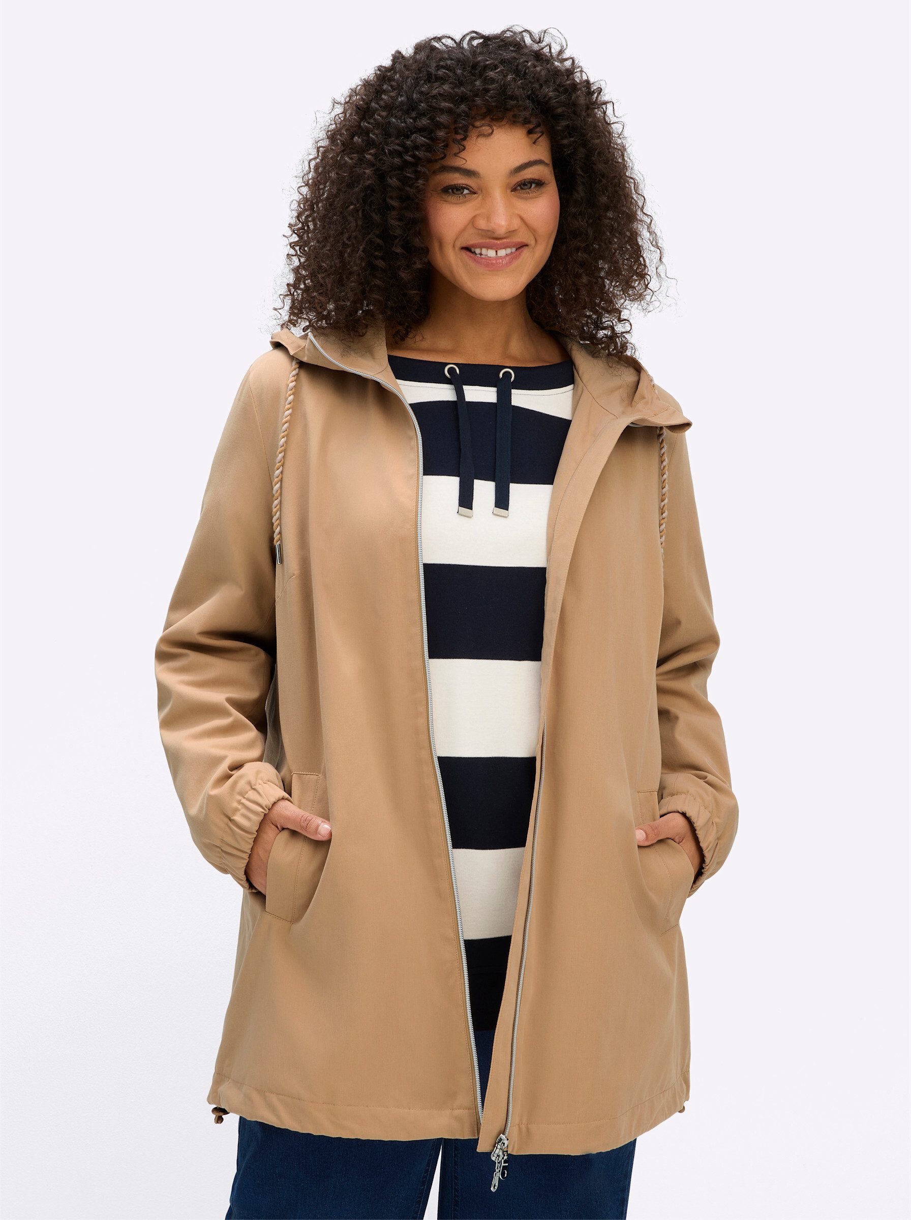 Sheego Allwetterjacke Jacke Langarm