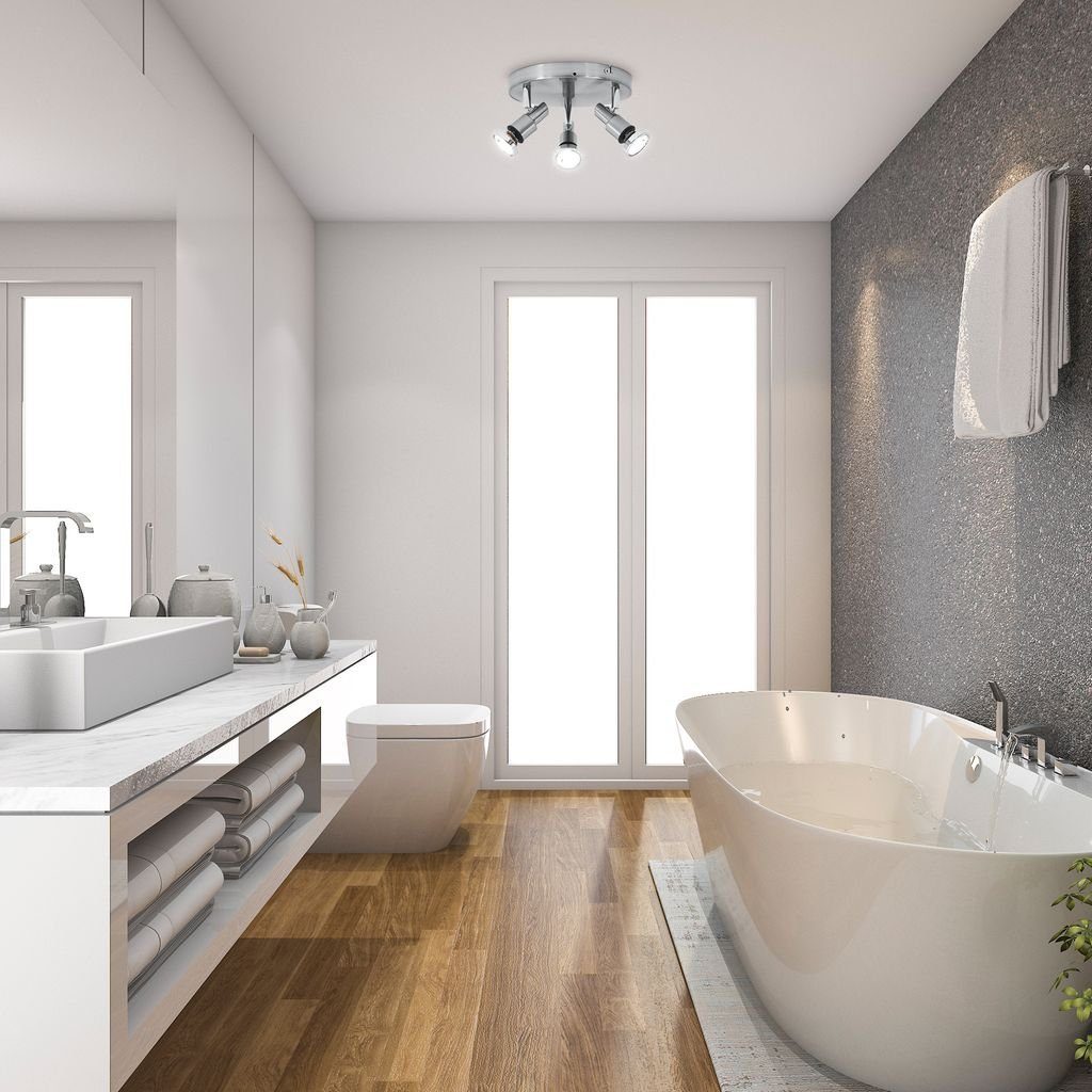 B.K.Licht Deckenleuchte BKL1137, LED wechselbar