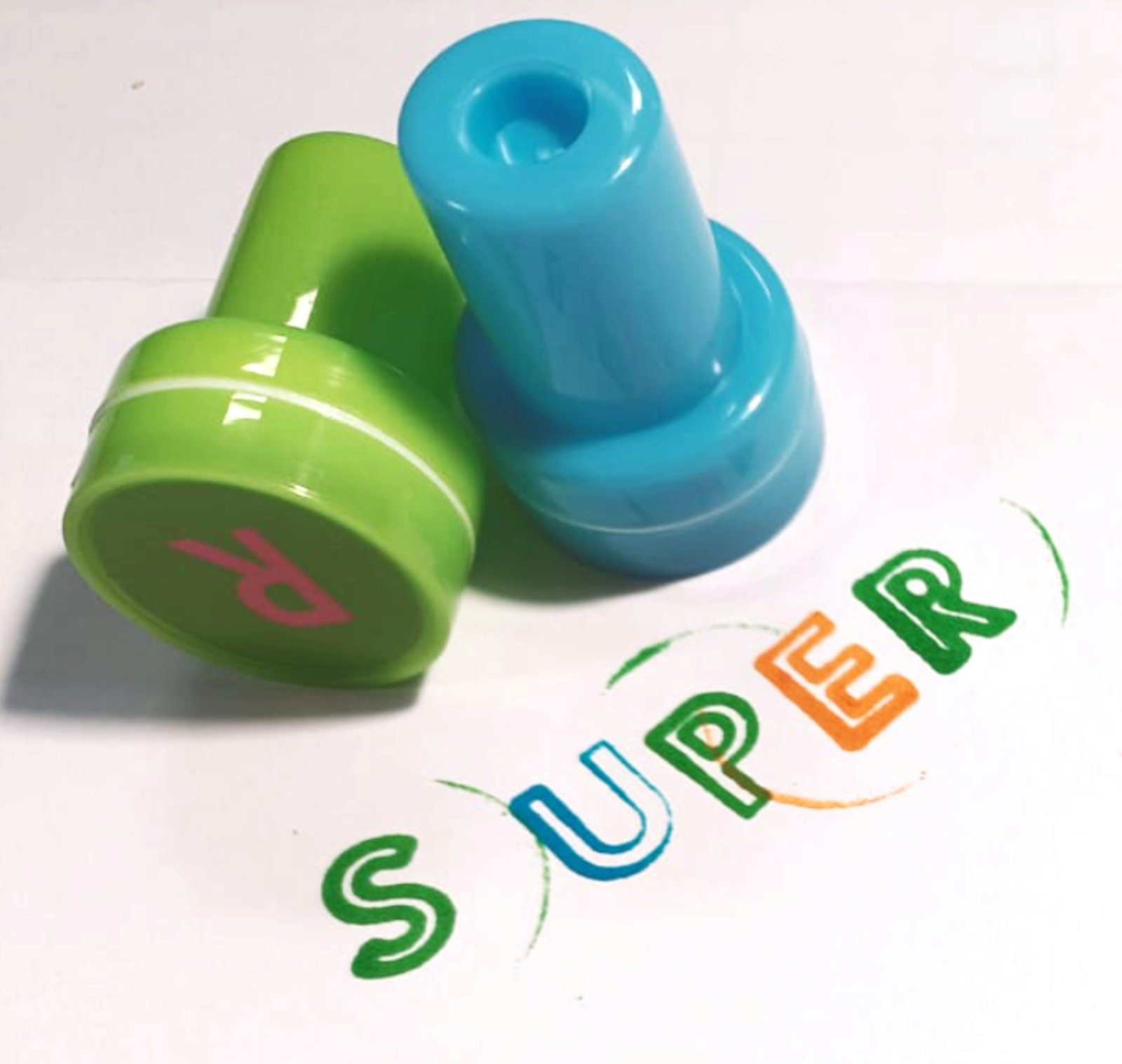 Koopman Stempel Bildmotive / Buschstaben 26 er Set, Stempelset, 26 Teile, Kinderstempel, Stamp Set