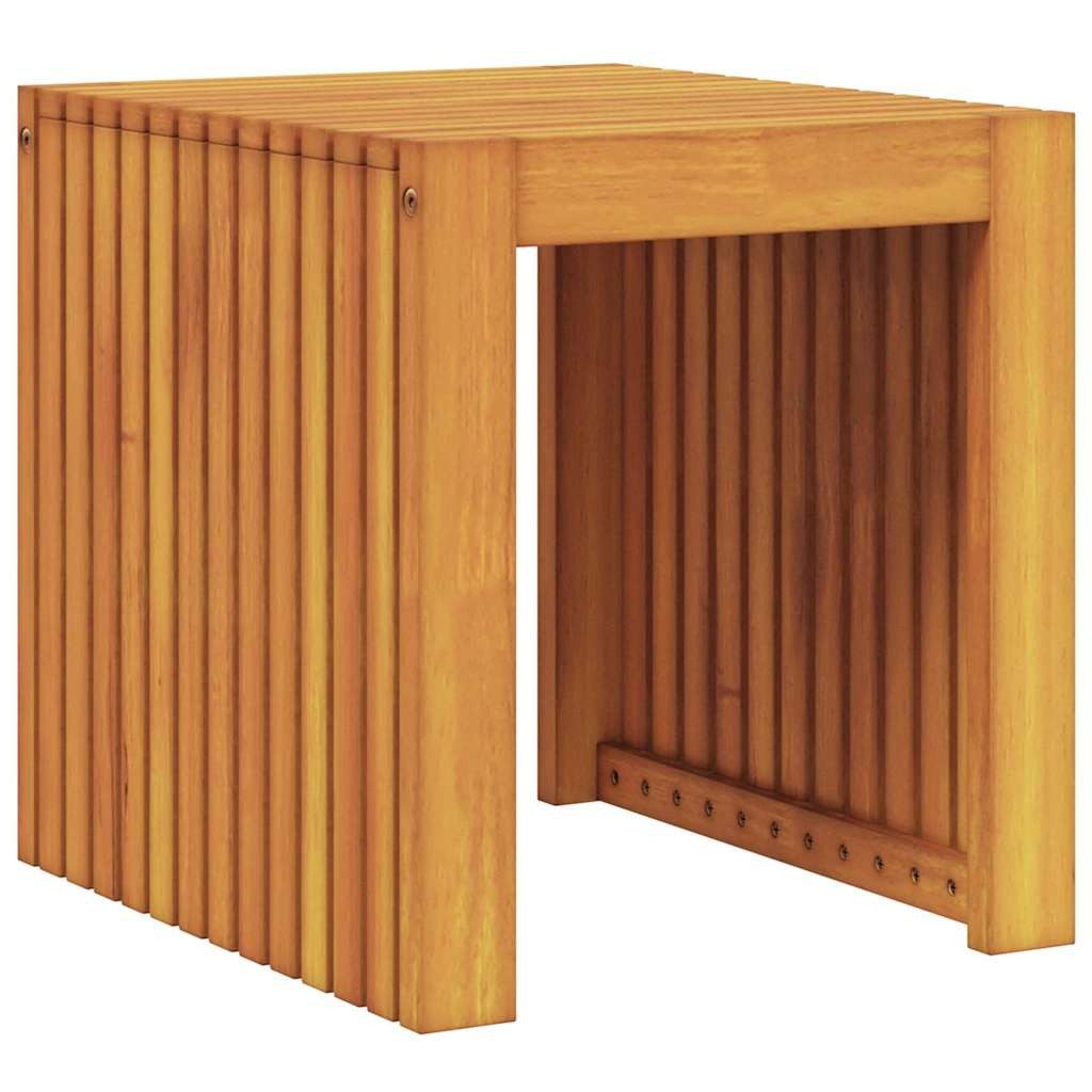 vidaXL Gartentisch Beistelltisch Öl-Natur 43 x 36 x 40 cm Massivholz (1-St)