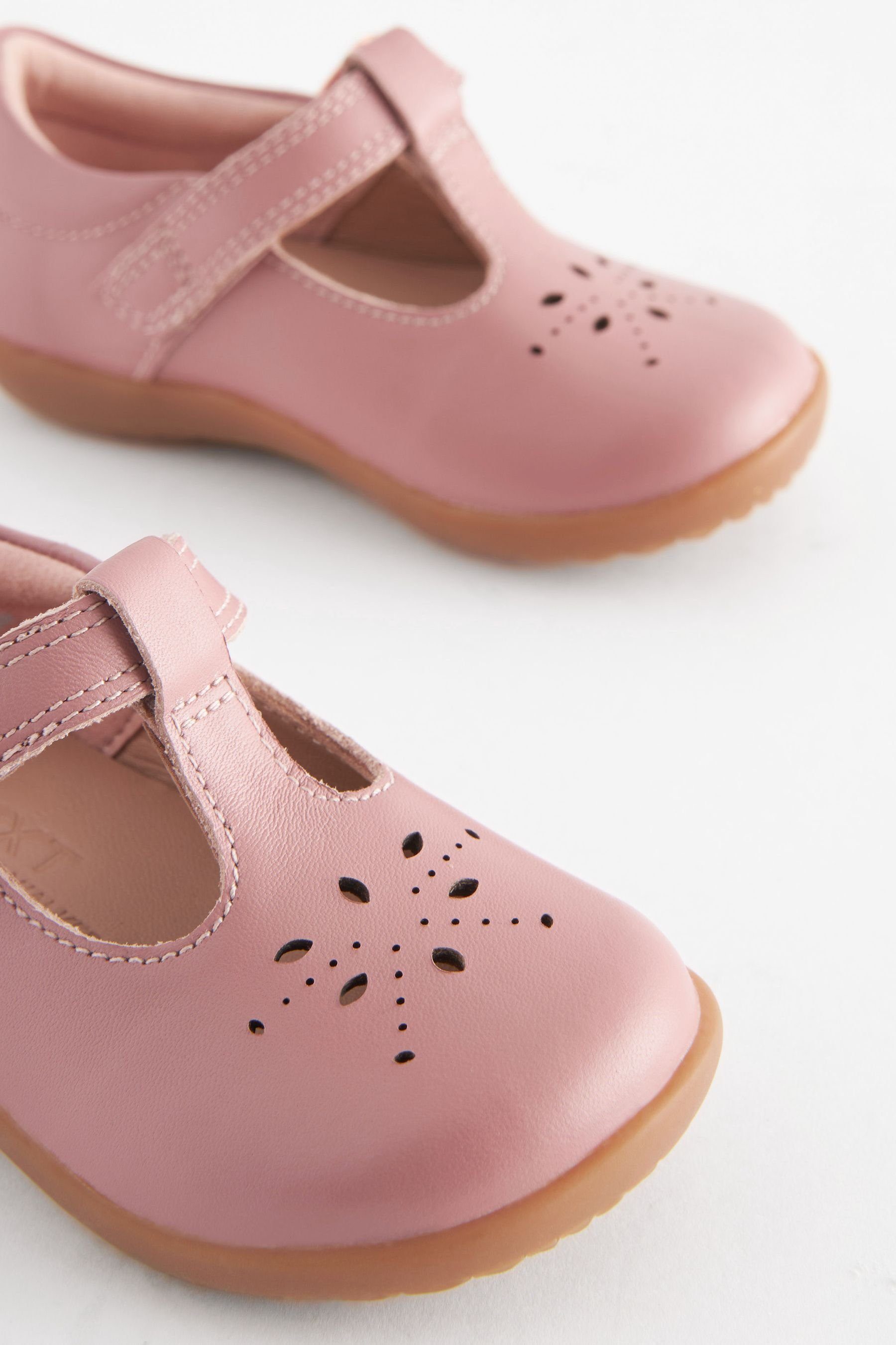 Lauflernschuh mit Laufanfänger T-Steg für Schuh Blush Next Leather (1-tlg) Pink