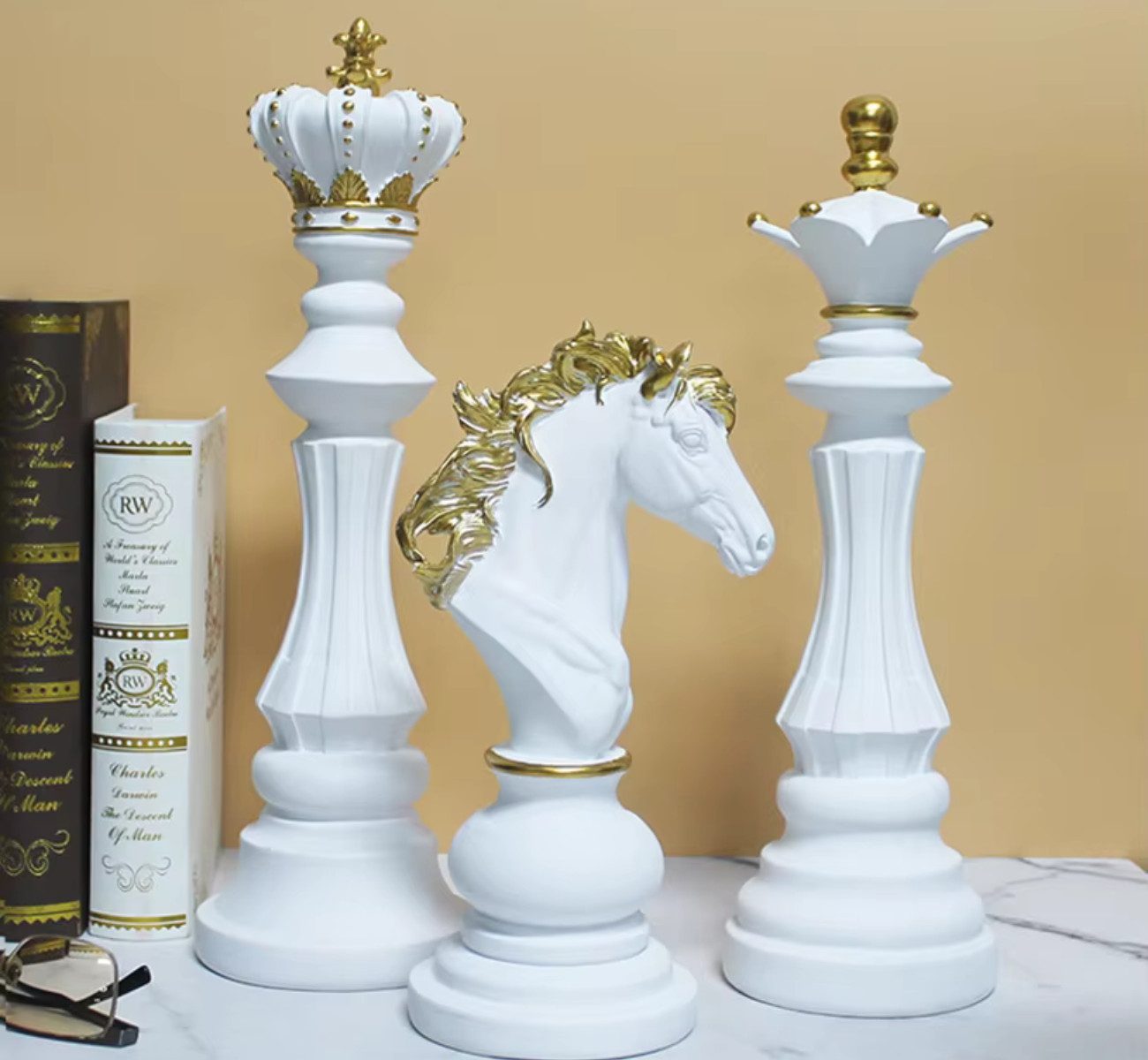 Quality Elegance Dekofigur Großes Schachfiguren-Deko-Set aus günstig online kaufen