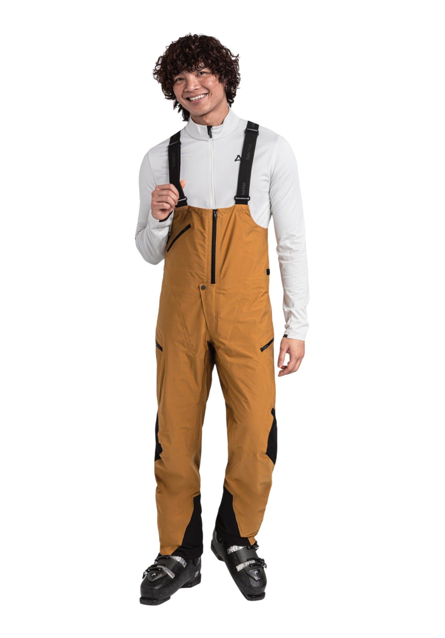 Schöffel Skihose Lufed Style Pant (Hardshellhose, wasserdicht, winddicht) braun Herren