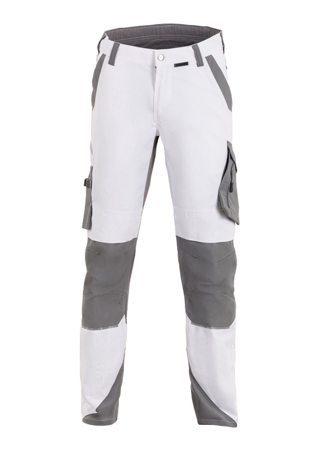 Planam Arbeitsbundhose PLANAM Herren Bundhose NORIT 4-Wege-Stretch Weiß/Zink