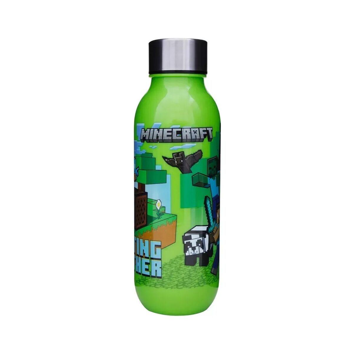 Minecraft Trinkflasche Minecraft Crafting Plastikflasche mit Schraubverschluss 640