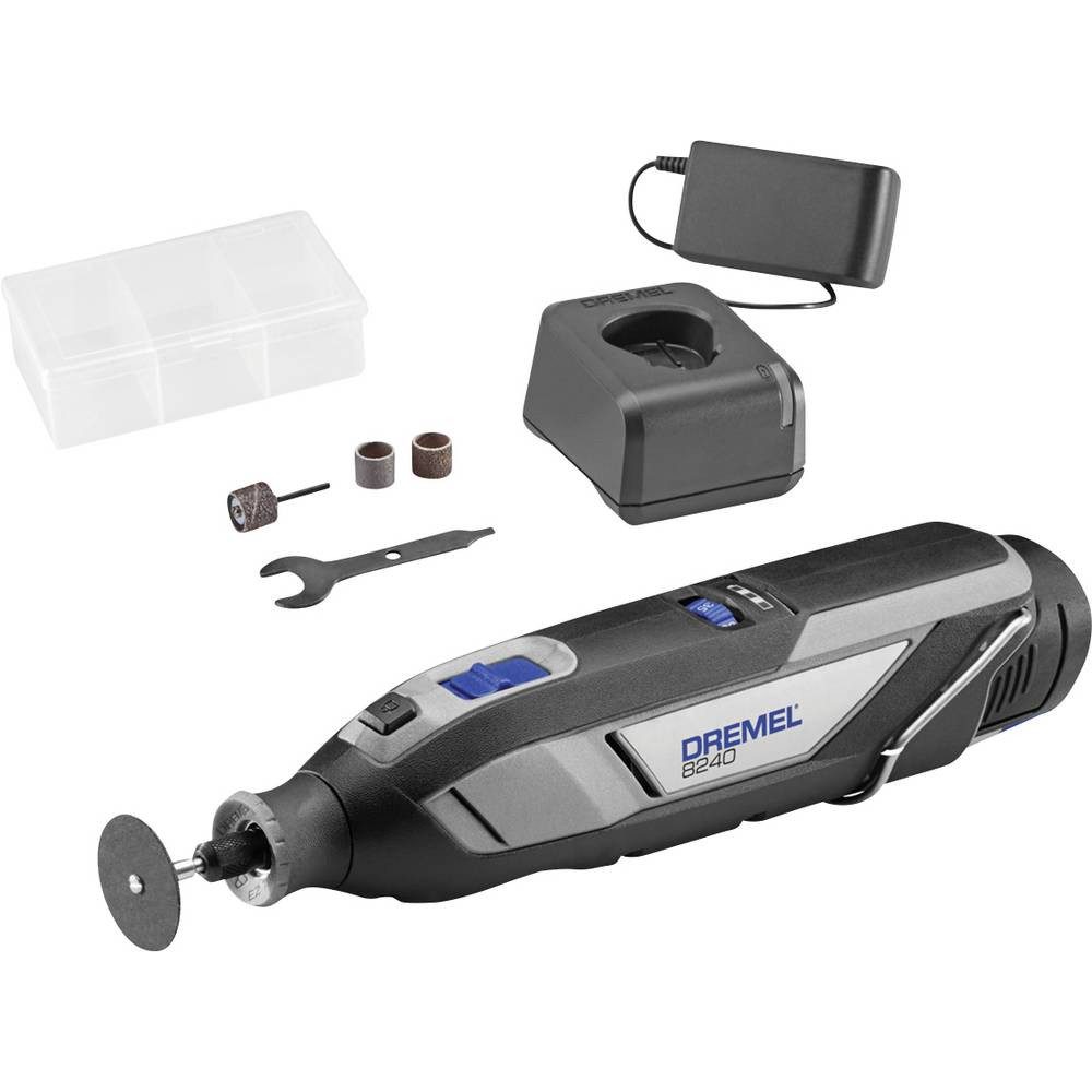DREMEL Akku-Multifunktionswerkzeug Akku-Multitool F0138240JA, inkl. Akku, inkl. Ladegerät, mit Zubehör