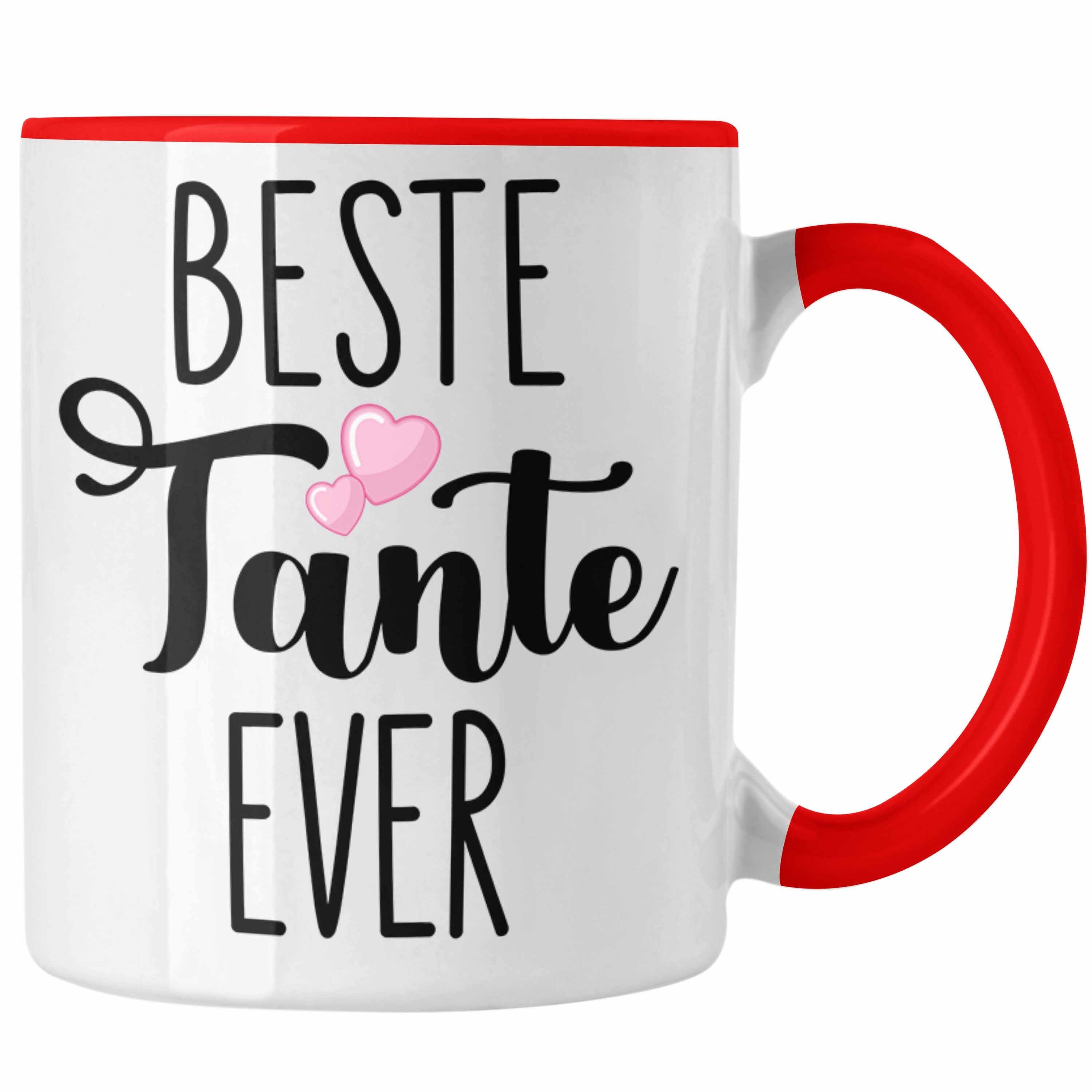 Rot Weihnachten Trendation Tasse Tasse - Trendation Ever Geschenk von Tante Geburtstag Beste Geschenkideen Nichte Lustig