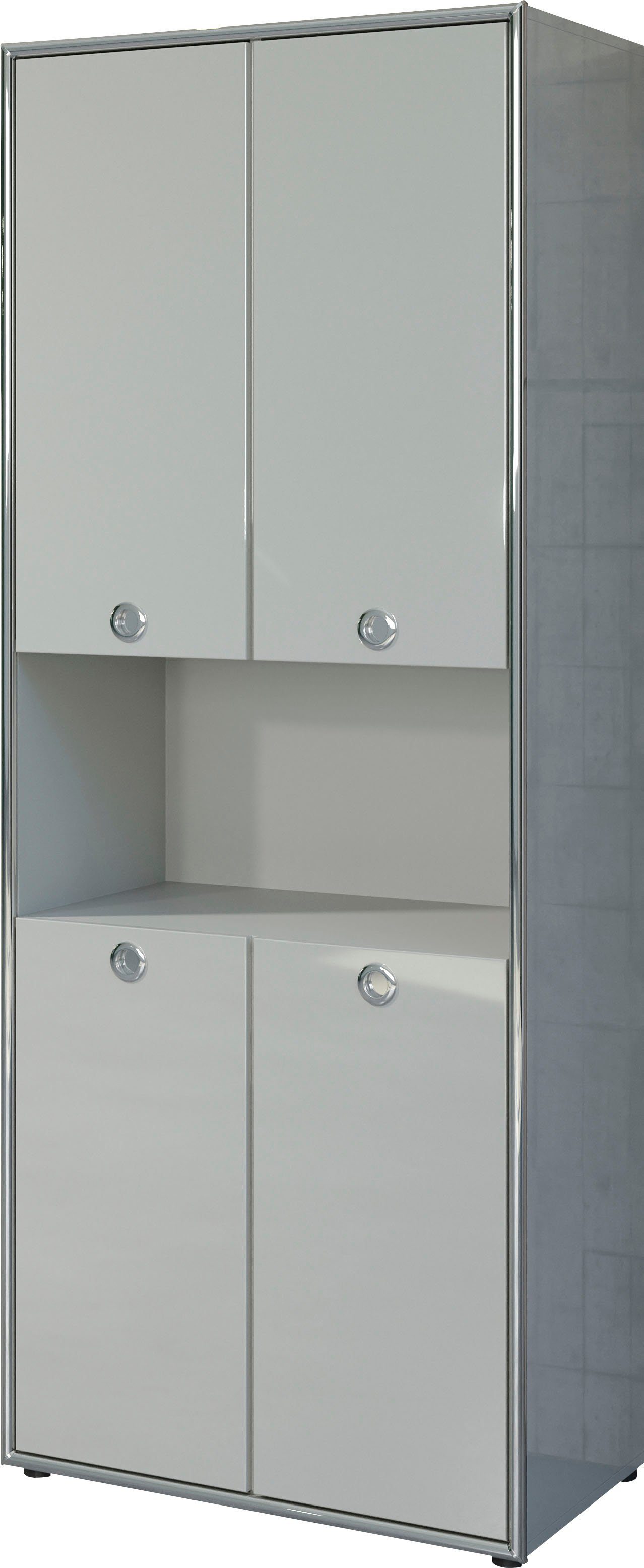 trendteam Aktenschrank Infinity elegante Hochglanzoptik