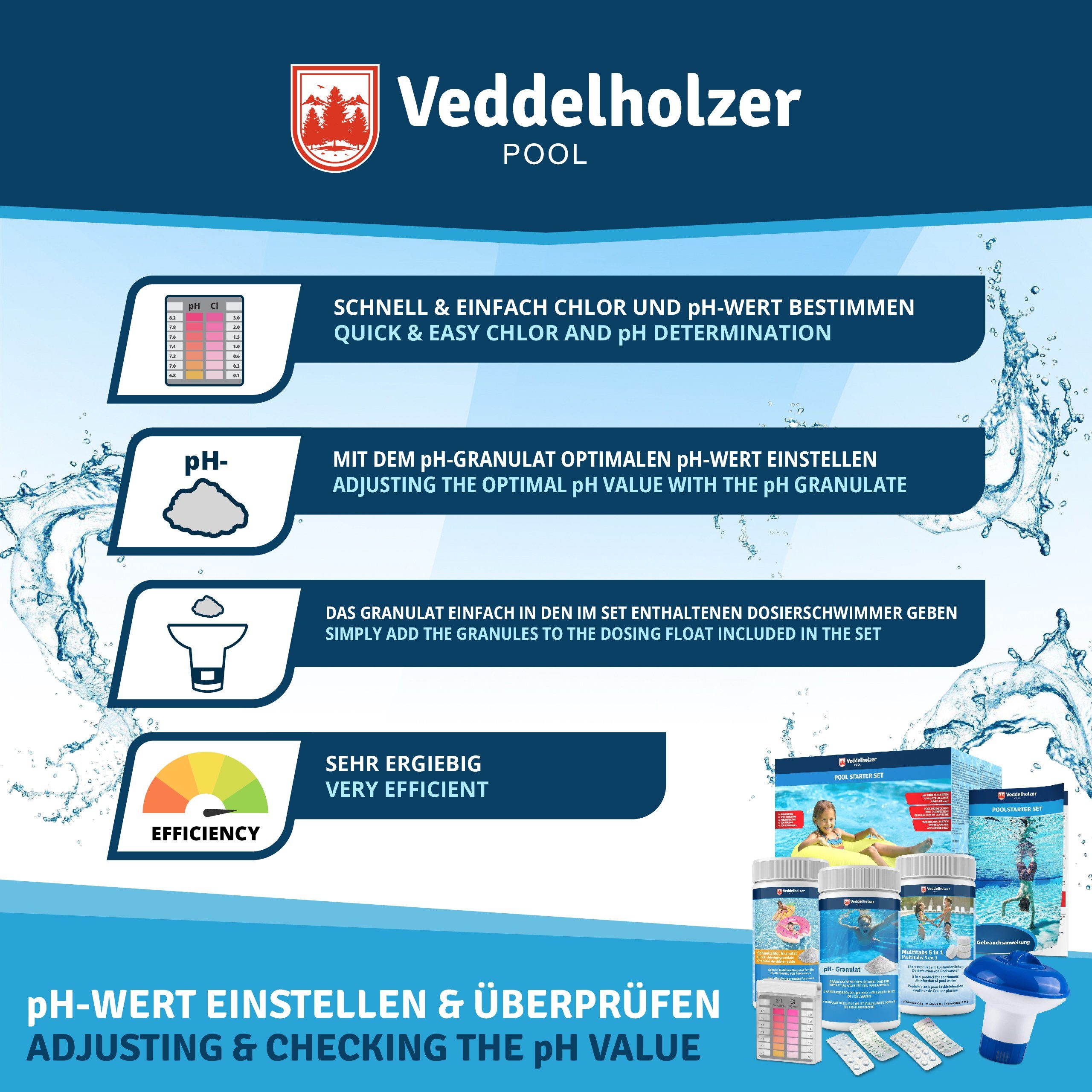 Veddelholzer Garten Poolpflege 5 in 1 günstig online kaufen