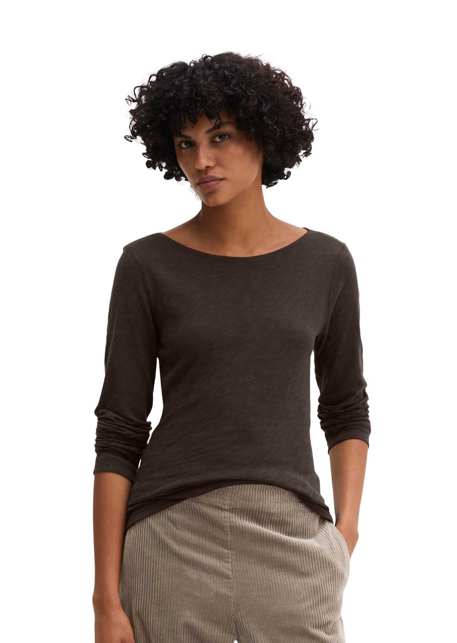 Marc O'Polo Langarmshirt aus Organic Cotton-Qualität