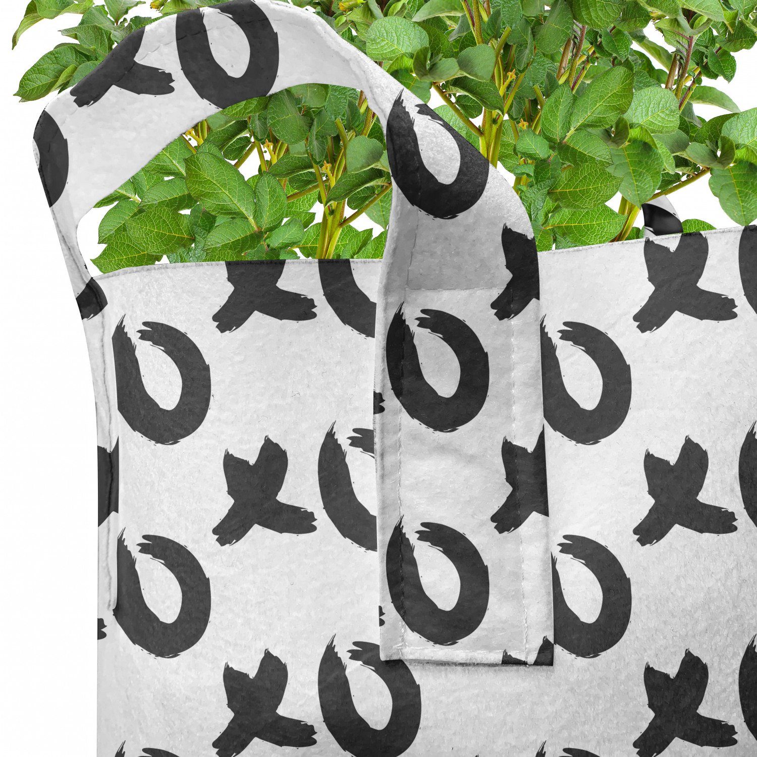 Pflanzkübel mit Stofftöpfe Wörter Xo Griffen Artwork Pflanzen, für Abakuhaus Pinsel hochleistungsfähig