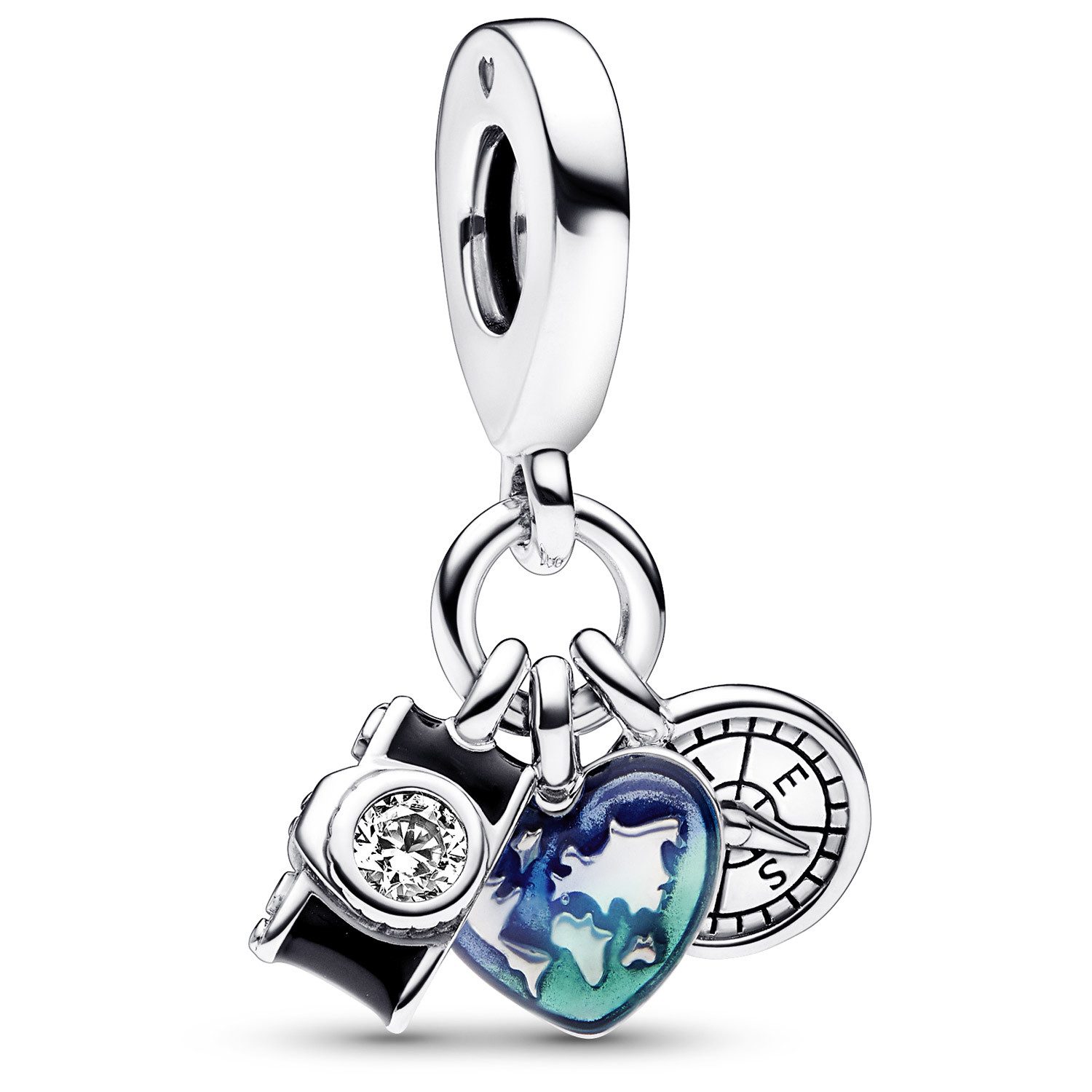 Pandora Kettenanhänger Charm- Kamera, Herz & günstig online kaufen